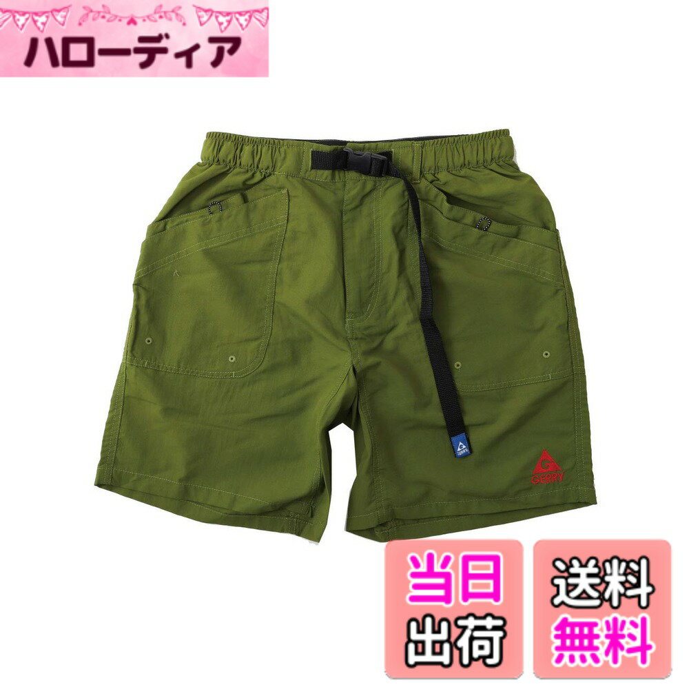 樂天商城 - 【送料無料】[ジェリー] クライミングパンツ ハーフパンツ ガーデニング ナイロンパンツ 色：43グリーン、サイズ：L