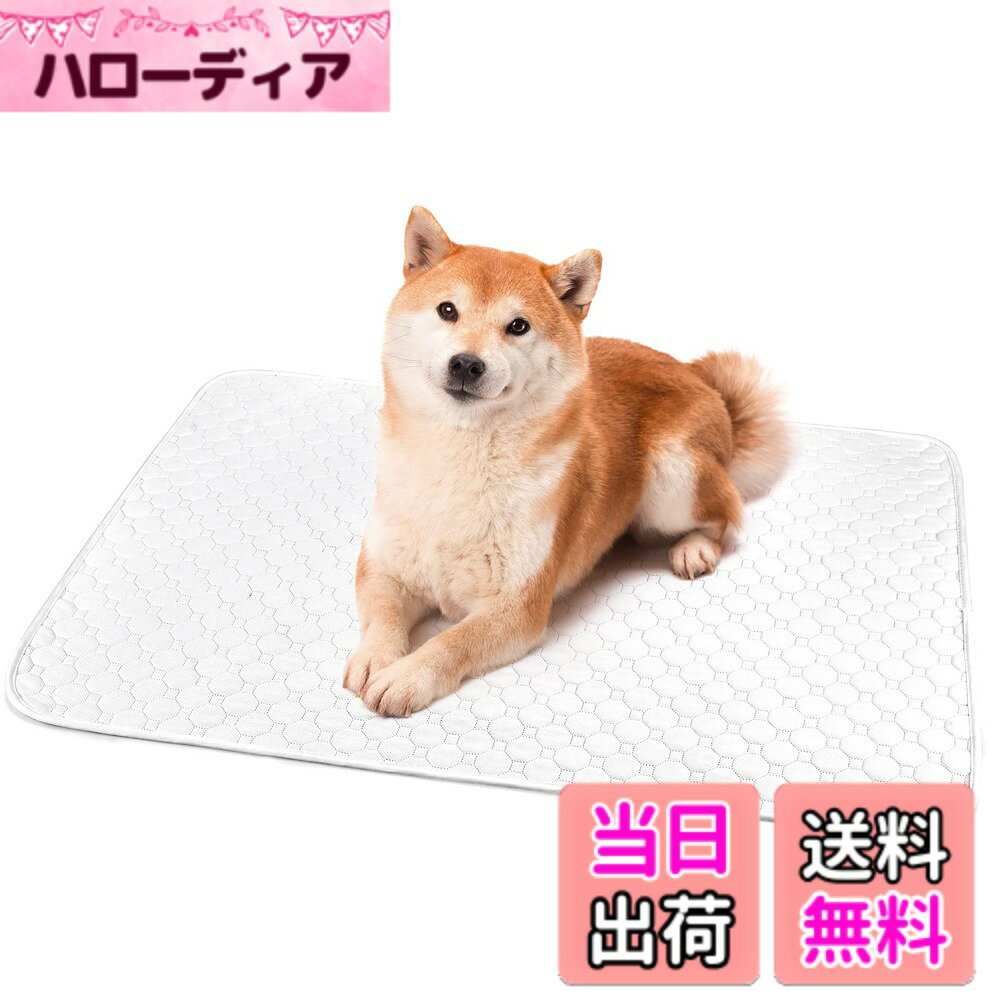 Dog Clipper - 【送料無料】ペットシーツ 洗える 猫 犬用 おしっこパッド ペット用 トイレ下敷きマット 速乾 洗える 大判サイズ 多頭飼いに最適 色：ホワイト、サイズ：L（2枚セット）
