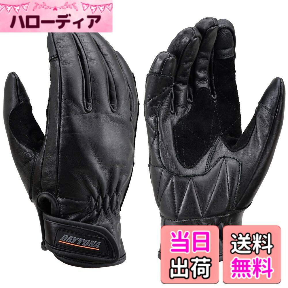 樂天商城 - 【送料無料】デイトナ(Daytona) バイク グローブ 冬夏秋春 革 デニム＋ヤギ革/カウレザースタンダード スマホ対応 操作性重視 握り心地 グローブ 色：【HBG-109】ブラック、サイズ：S