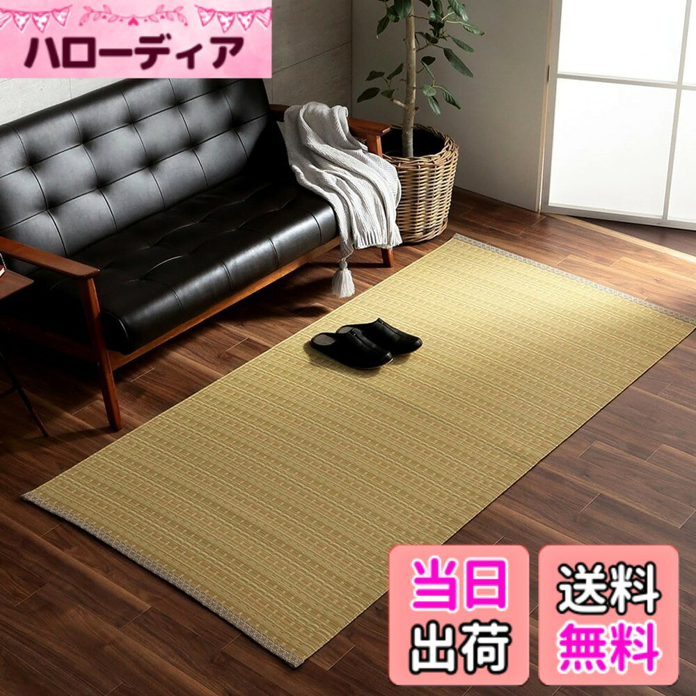 【送料無料】イケヒコ ラグ カーペット 日本製 ポリプロピレン カーペット バルカン 洗える 畳 上 ...