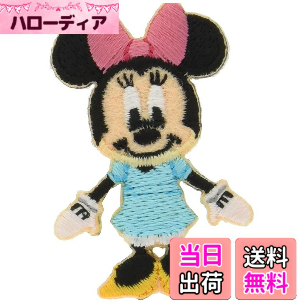 Lining Cloths - 【送料無料】パイオニア (C) Disney アイロン・シール両用ワッペン 色：ミニーマウス、サイズ：幅3cmx高さ4.5cm