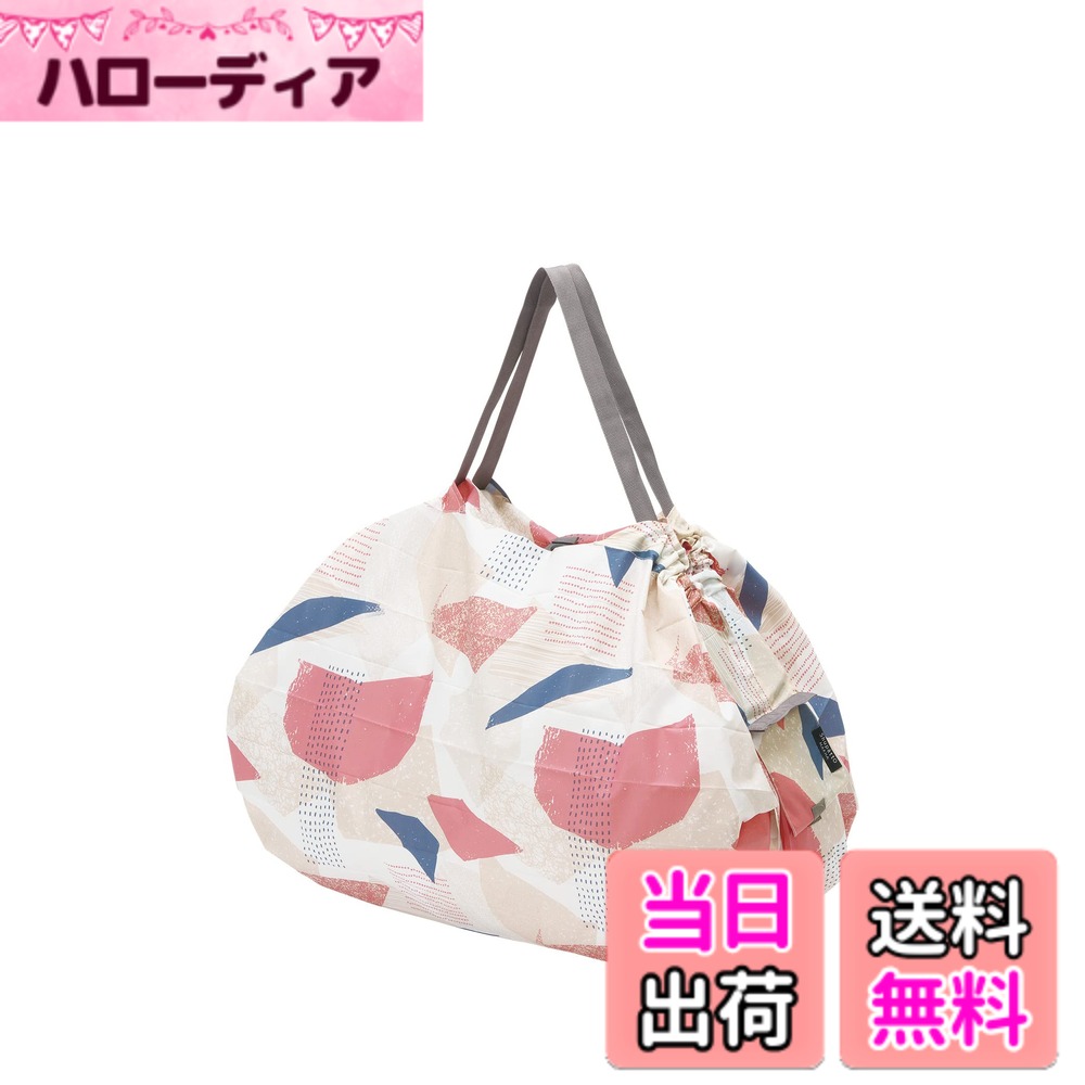 樂天商城 - 【送料無料】[マーナ] Shupatto コンパクトバッグ (S/M/L) シュパット エコバッグ 折りたたみ (コンパクト/丈夫) 色：HAGIRE、サイズ：L