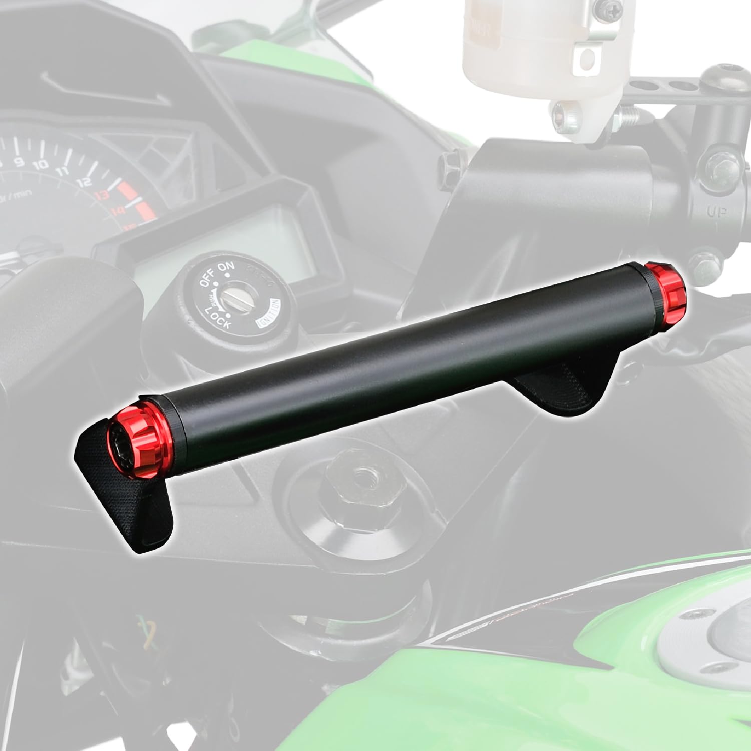 【送料無料】デイトナ バイク用 クランプバー マルチバーホルダー 色：レッド