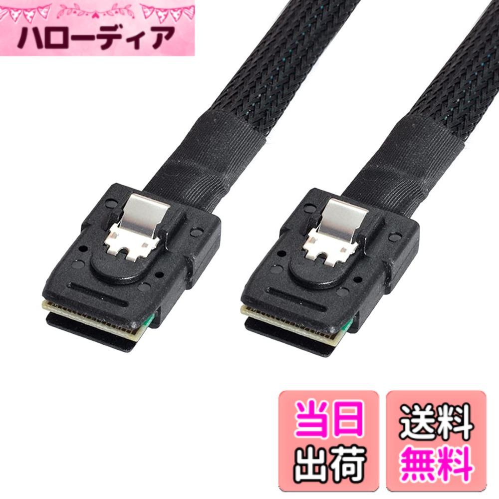 chenyang SF-031-040-070-082 Mini SAS SFF-8087 to SFF-8643 データサーバー ハードディスク RAID ケーブル 50cm 色：SFF-8087 - SFF-8087 0.7M。