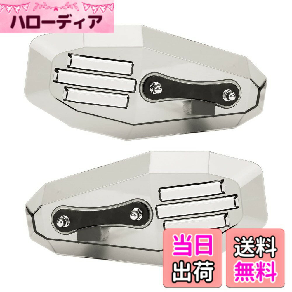 【送料無料】KIMISS2PCSハンドガードオートバイハンドガードブラシバーバイクアクセサリー用ユニバーサル保護金属(グレー) 色：グレー