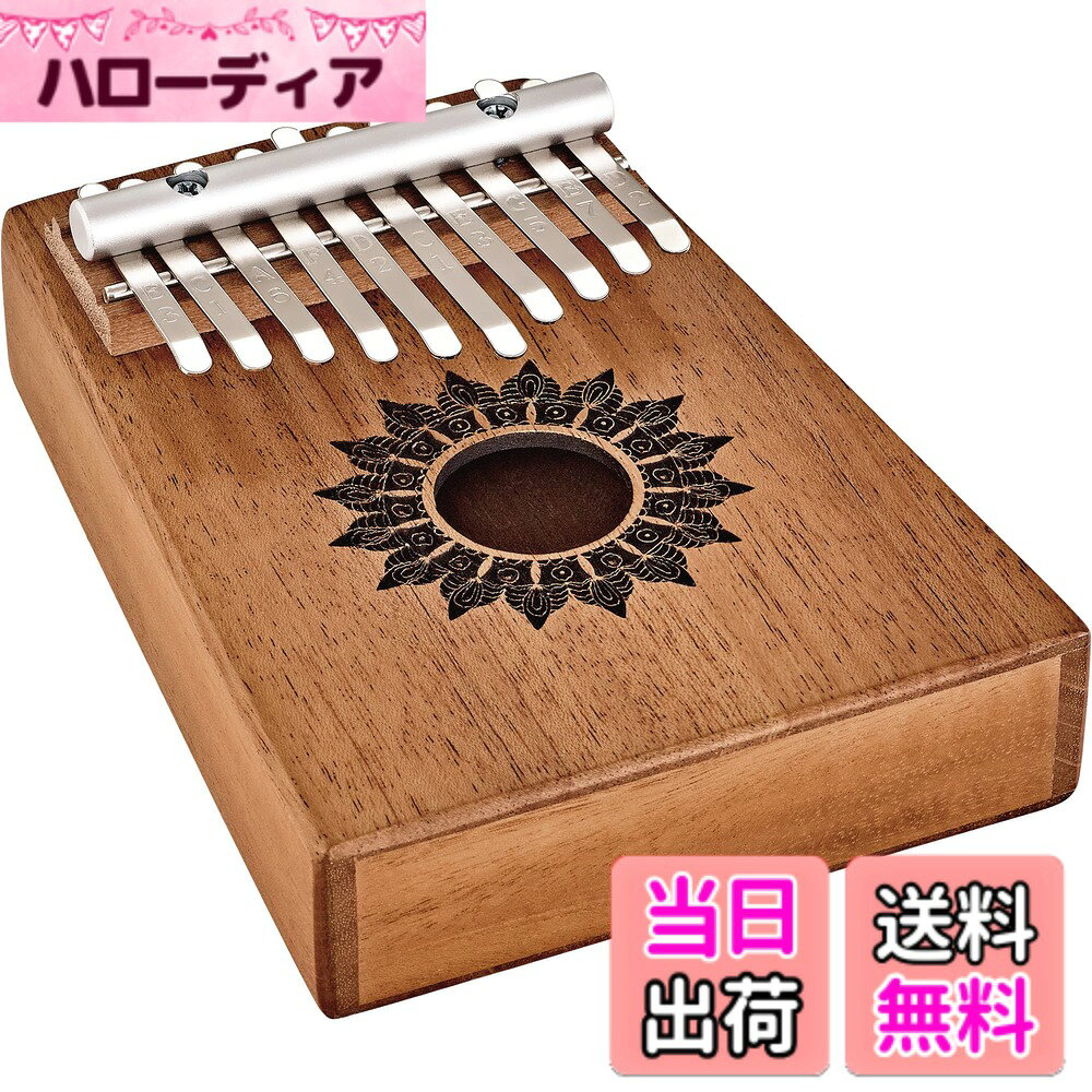 商品情報商品の説明商品紹介 伴盤間に余裕を持って取っているため弾きやすくセットアップでき、より手軽に楽しめるカリンバ。 サウンドホール・カリンバは素晴らしいサウンドを奏でるメロディ楽器で、サウンドはもちろんデザイン面においてもユニークな特徴を持っています。 Cメジャースケールに調律された10の鍵盤により常に一定のキーで演奏できるため、演奏中に音を外す心配がありません。 伝統的な形状のサウンドホールがウォームな音色とロングサステインを生み出します。 こちらの商品は日本国内代理店商品となります。 並行輸入品に関しては、代理店を受けることが出来ませんのでお気を付け下さい。 ご注意（免責）＞必ずお読みください 参考価格として表示しているのは商品発売時点でのメーカーの想定した価格です。主な仕様 ウォームな音色とロングサステインを生み出す伝統的な形状のサウンドホール10鍵盤本体素材:マホガニーメーカー側の意匠変更により、予告なく外観上のデザイン・カラー・仕様等が変わる場合がございますこちらの商品は日本国内代理店商品となります(並行輸入品は代理店を受けることが出来ません)