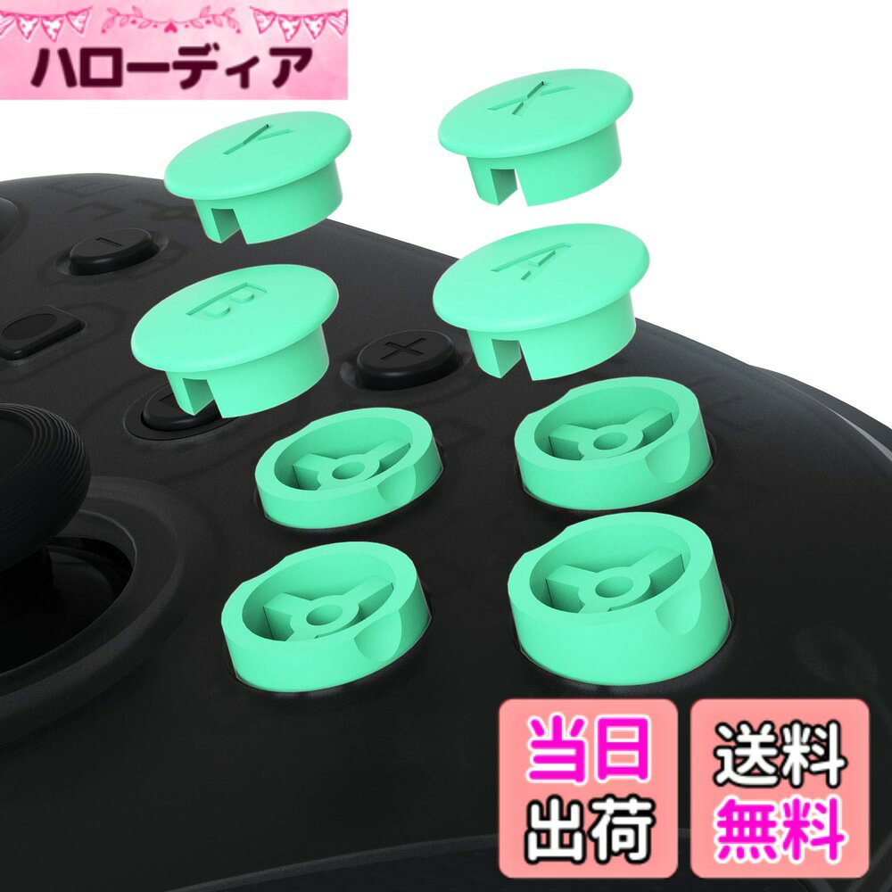 eXtremeRate Switch Proコントローラーに対応用の交換可能ABXYボタン、NS Proコントローラーに対応用DIY交換用ABXY-コントローラーは含まれていません 色：薄荷グリーン