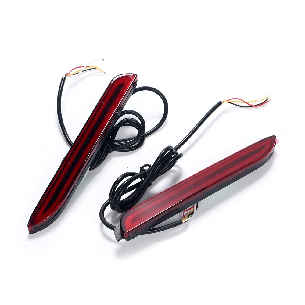 【送料無料】one+lifestyle トヨタ用 LEDリフレクター 流れるウインカー 20系対応 左右セット レッド アルファード ヴェルファイア ノア ハリアー 色：レッド