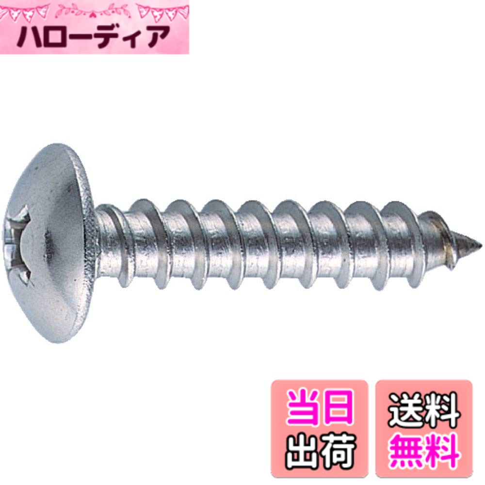 商品情報商品の説明頭部外径が大きい丸頭形状で、タップやナットを使用せず、下穴だけで締結ができる薄板鋼板用のねじです。 耐食性のあるステンレスを使用しています。主な仕様 寸法(mm)dxL:M5x12brJIS B1122規格品適合ドライバー M3~M5:プラスNo.2 M6:プラスNo.3br40本入質量(g):113.92