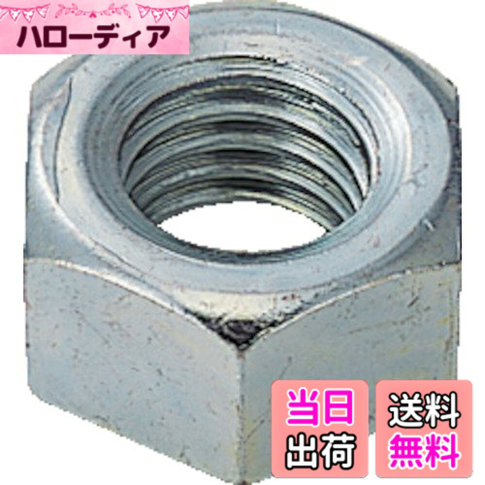 TRUSCO(トラスコ) 六角ナット1種 各種 色：ユニクロム、サイズ：W3/8x16