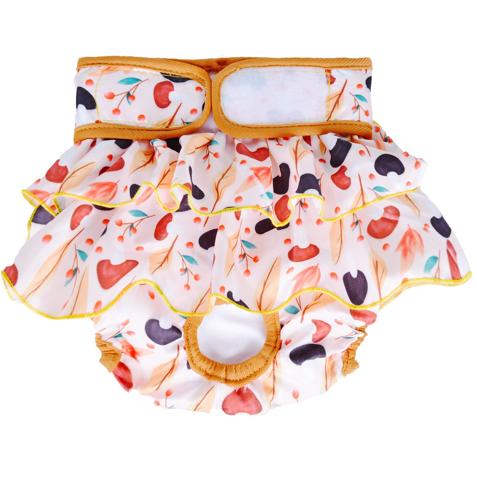 狗用美甲工具 - 【送料無料】KUVEELA PET 犬用マナーパンツ 犬用 メス サニタリーパンツ 犬用パンツ 雌 犬用生理パンツ 犬用オムツカバー 女の子 メス 発情期用 通気性 吸水性良い 再利用可能 色：(キノコ)コーヒー、サイズ：L