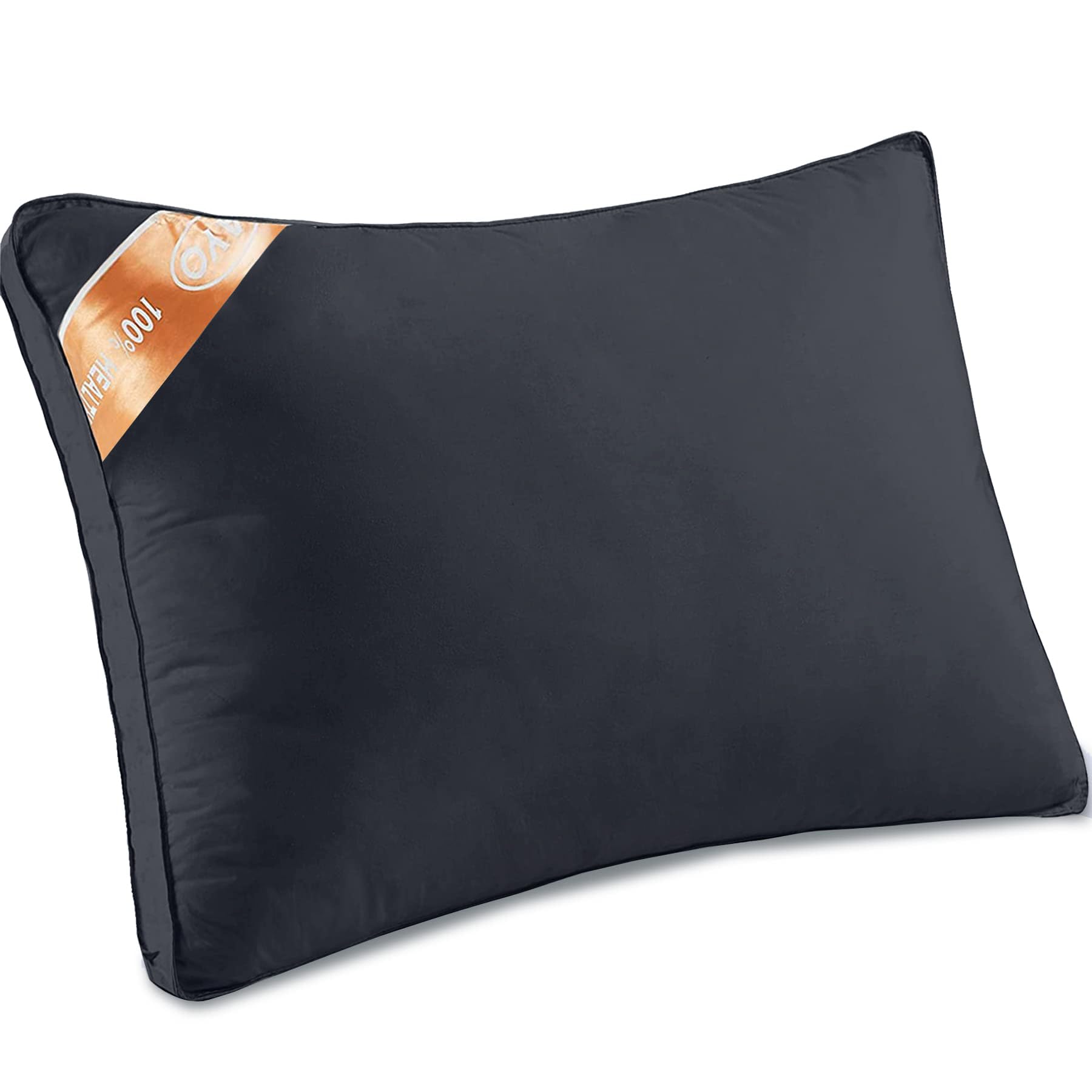 带枕 - 【送料無料】AYO 枕 まくら ホテル仕様 首が痛くならない 人気 pillow 安眠枕 綿100% 高反発枕 43 63 横向き寝 洗える 立体構造 プレゼント (長さ63cm*幅43cm*高さ20cm) 色：グレー、サイズ：レギュラー（長さ63cm*幅43cm*22cm）