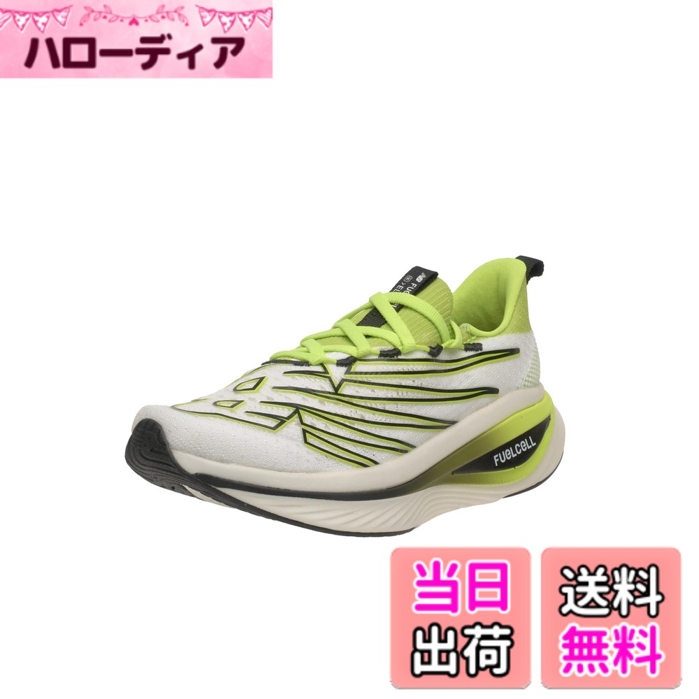 new balance(ニューバランス) レディース FuelCell SuperComp Elite v3ランニングシューズ 色：CT3(ホワイト/グリーン)、サイズ：24.0 cm B