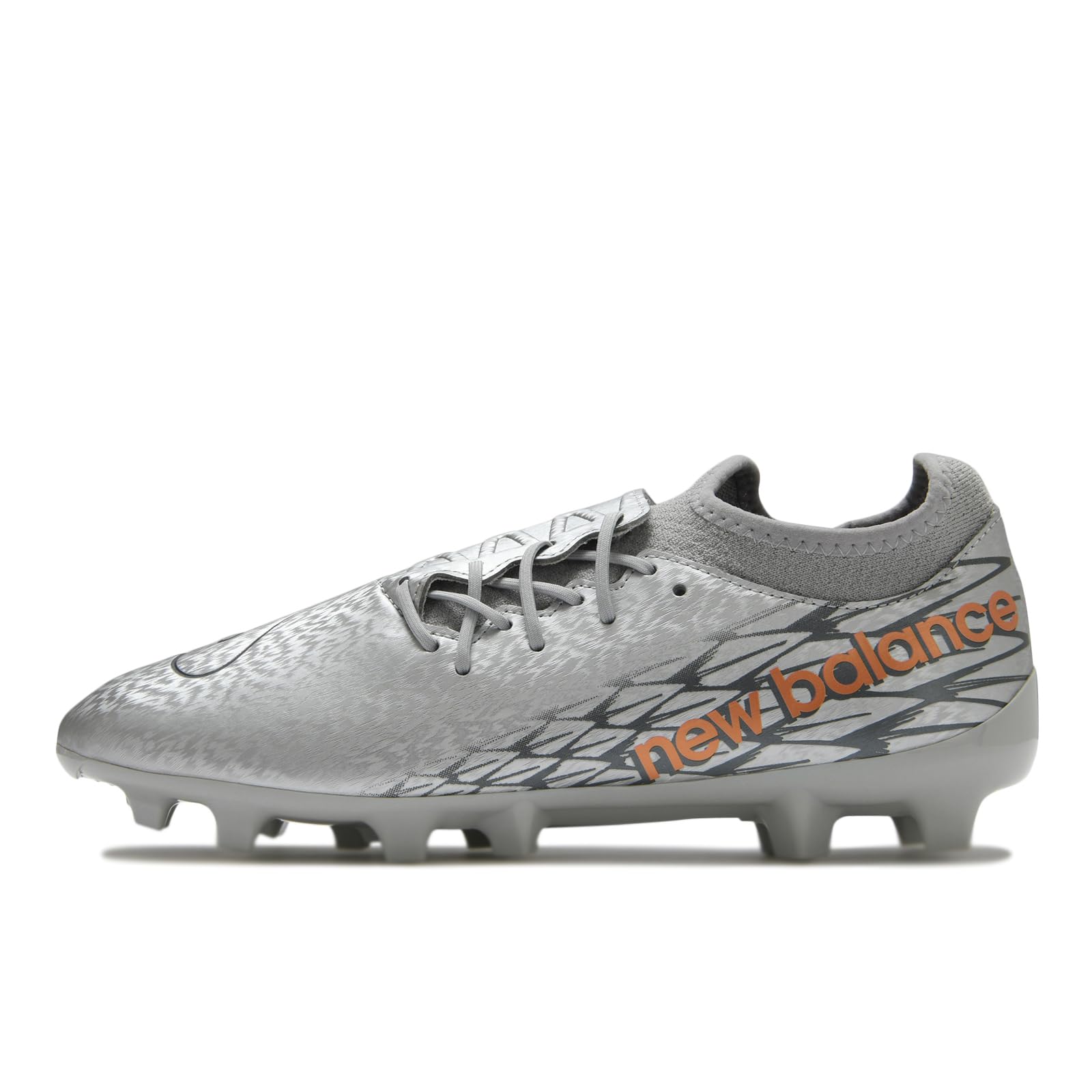 new balance(ニューバランス) メンズ FURON DISPATCH HG(SF3H) フューロンサッカースパイク 色：GG7(SILVER)、サイズ：25.5 cm 2E