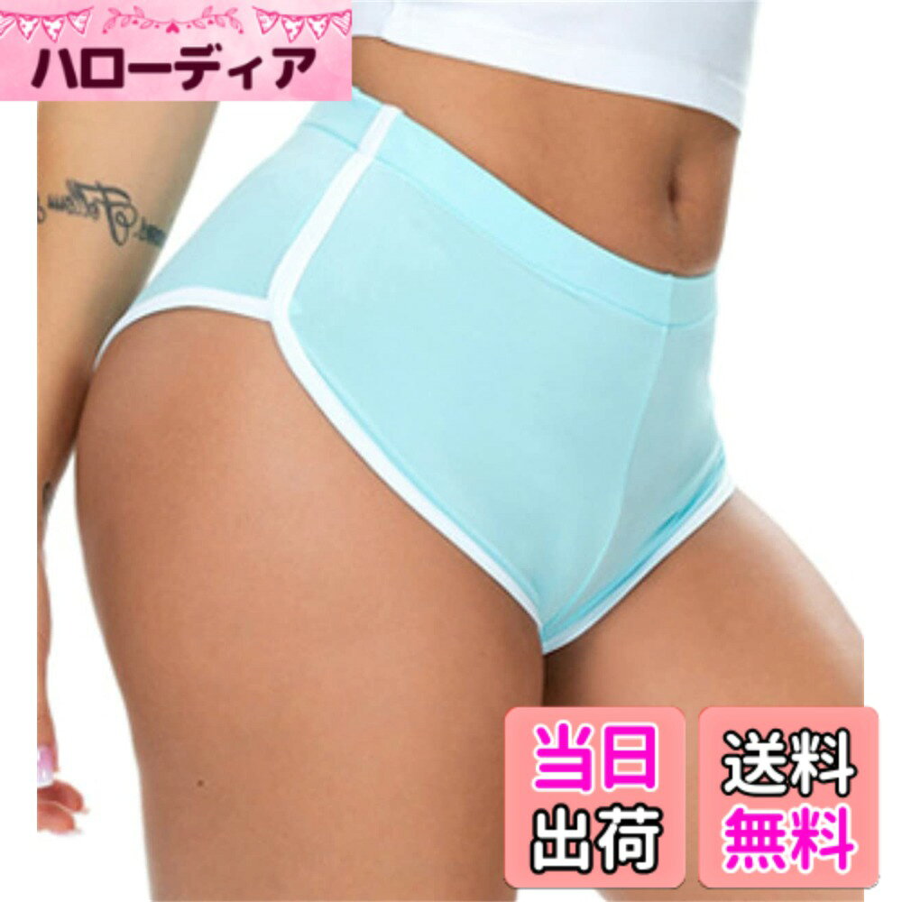 商品情報商品の説明主な仕様 【素材】ポリエステル、その他 ※ 薄いポリエステル系のサラッとした速乾性の生地で、光沢なし、伸縮性・ストレッチ性ありマイクロミニのセクシーなショートパンツ・ホットパンツ。 綿（コットン）ではなくポリエステル系の生地でサラッとした薄い速乾性の生地で、光沢はなく、伸縮性・ストレッチ性あり。サイドにスリットが入っており、太もものヘム（縁）やサイドにラインが入っていてスポーティなデザイン。 ポケットはないため、ポケットの厚みもなくスタイリッシュに着ることが可能。ウエストはゴム。 普段着だけでなく、ハロウィンやクリスマスなどのイベントや、クラブなどでの服にもおすすめ。開放的な短パンなので、部屋着や室内着、ルームウェア、寝間着やパジャマ代わりとしても使用可能。 スポーティなデザインなので、屋外でのジョギングやランニングやウォーキングにも使用可能。 屋内のジムでのトレーニングやストレッチ用の運動着、自宅でのヨガウェアにもおすすめ。