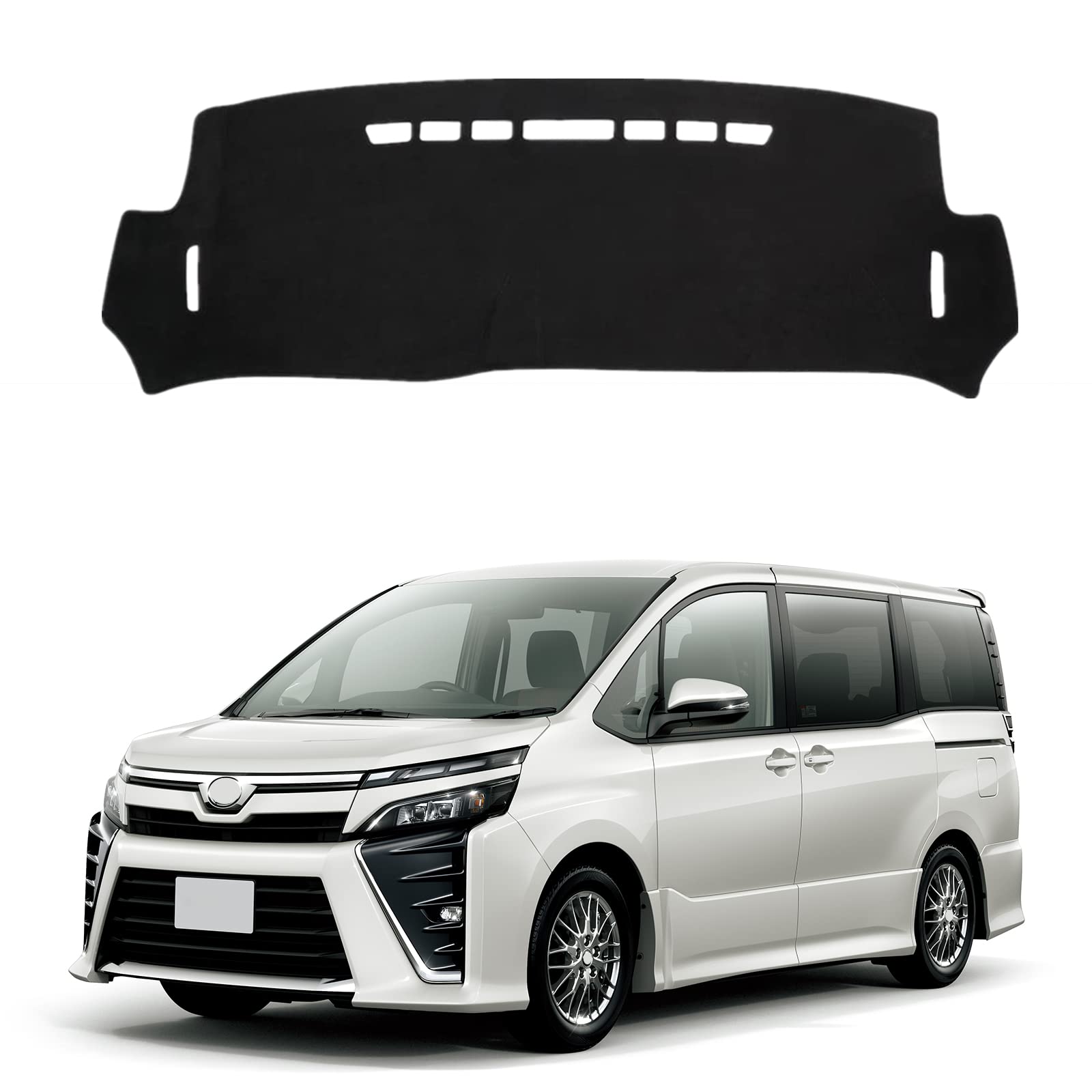 【送料無料】ダッシュボードマット 車種専用設計専用 日焼け防止 車内 ダッシュボードカバー ダッシュボード 保護マット インテリア アクセサリー 内装パーツ 002 サイズ：ヴォクシー ノア 80系