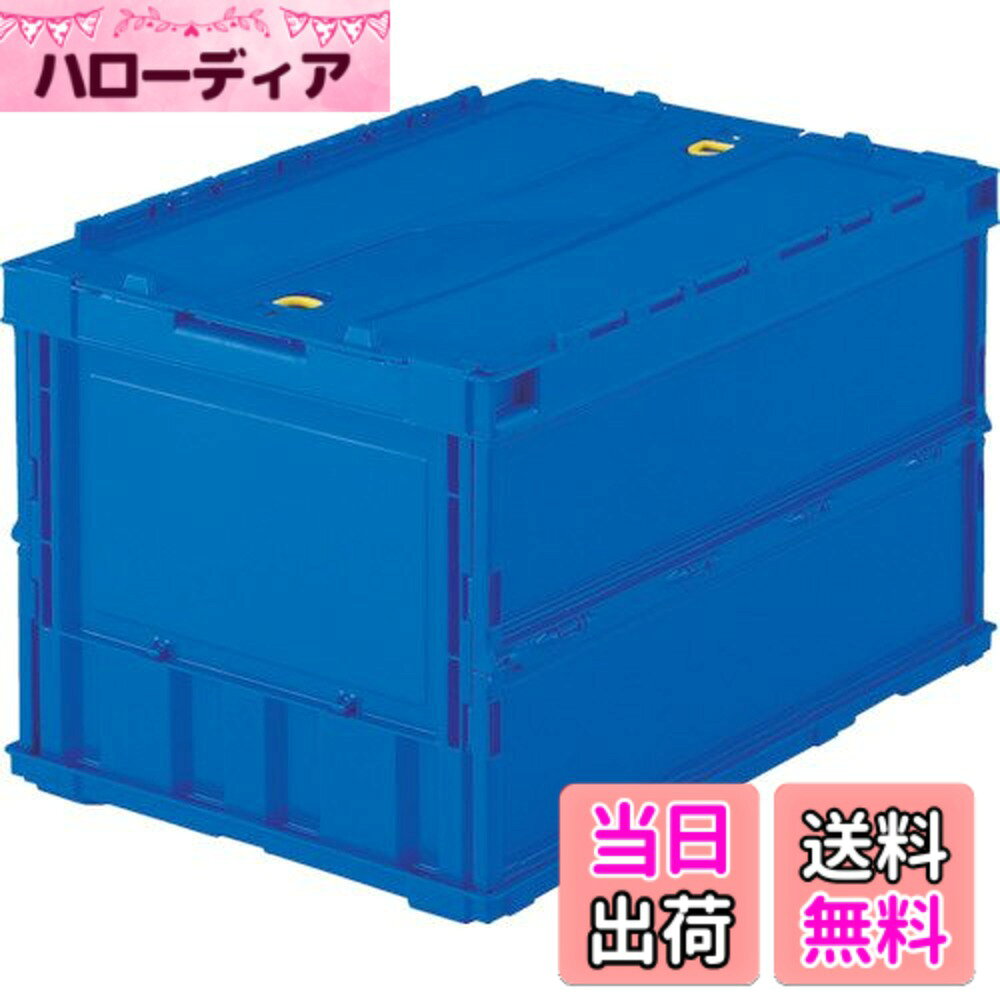 【送料無料】トラスコ中山(TRUSCO) 薄型折りたたみコンテナ スケルコン スケルトン...