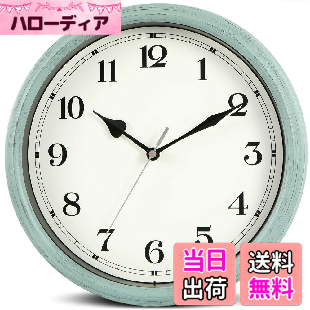 商品情報商品の説明●メーカー：1年 ●時刻を自動で修正する電波時計 ●秒針の音がコチコチならない静かな連続秒針を採用主な仕様 メーカー：1年機能 ：連続秒針がついていて、カチカチ音もしない電波時計です。素材 ：ABS、樹脂枠サイズ・重さ約 直径28x高さ5（cm）重量：約530gbr使用電池： 単3電池1本（付属致しません）原産国 ： 中国付属品 ： 取扱説明書、掛け具カラー：グリーン
