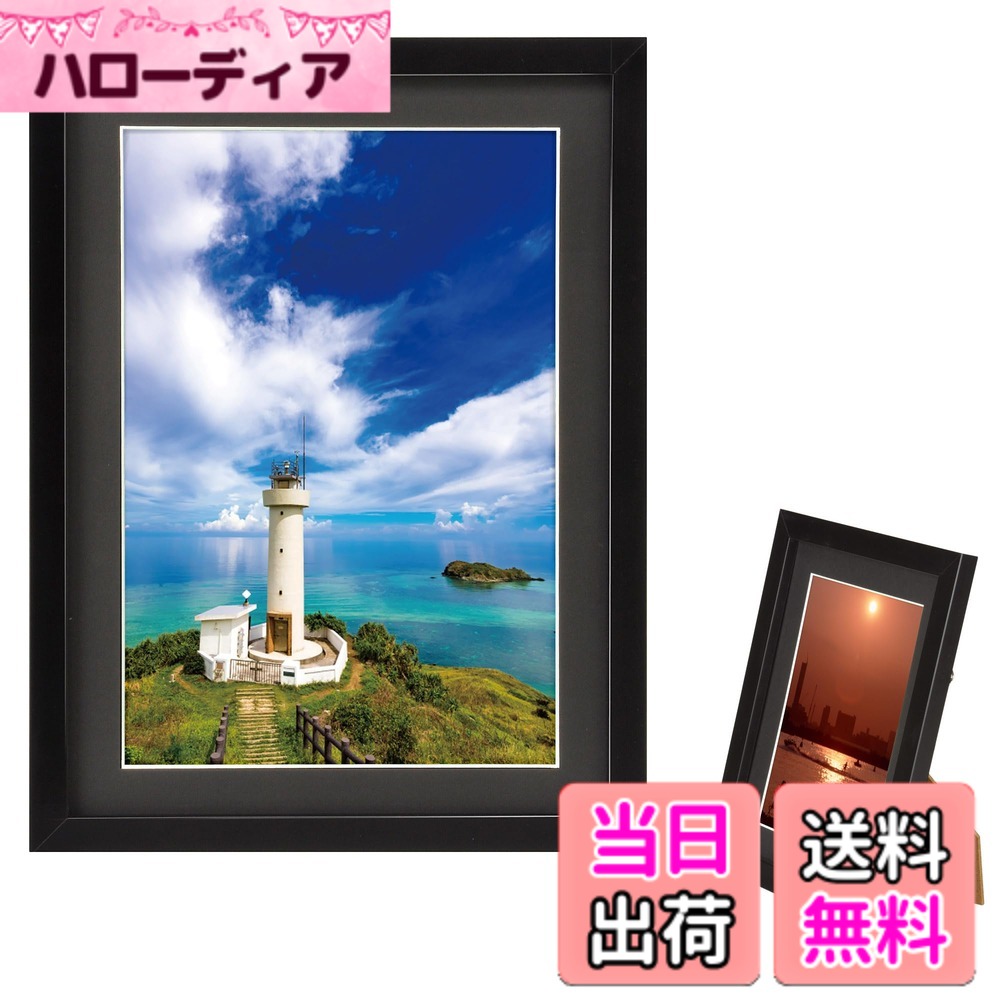 【送料無料】ハクバ HAKUBA 木製額縁 MM-01シリーズ 色：ブラック、サイズ：A4(専売)
