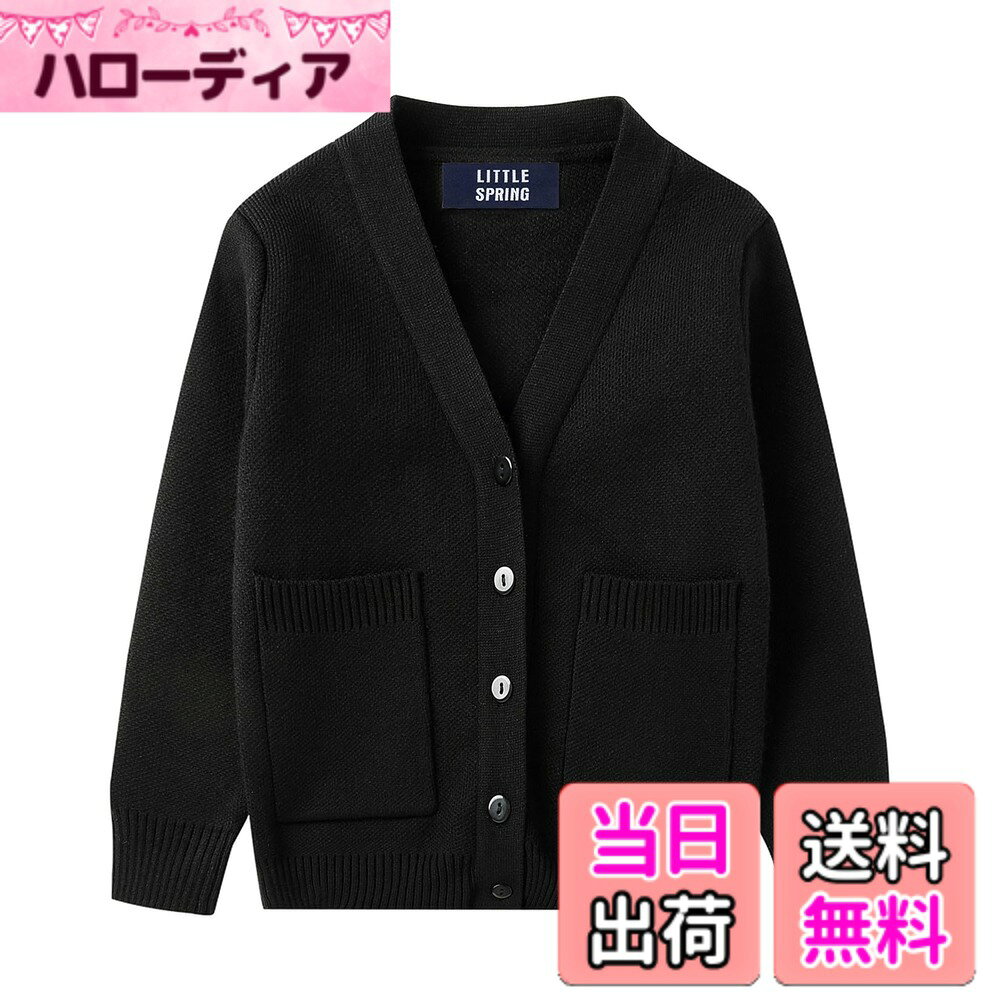 【送料無料】[LSMUDKINGDOM] カーディガン キッズ 男の子 スクール Vネック ニット...