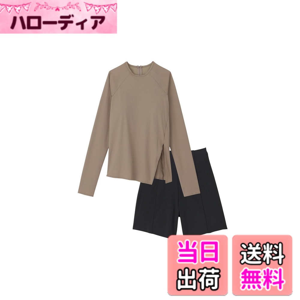 Speedo(スピード) レディース L/S Separates ロングスリーブセパレーツ レディース セパレート SFW22430 UVカット機能 ストレッチ レジャー ヨガ 色：フラッグストーン、サイズ：M