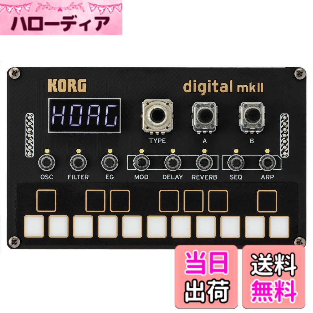 【送料無料】Korg Synth Parent 2024 色：ブラック、サイズ：NTS1DIGITA ...