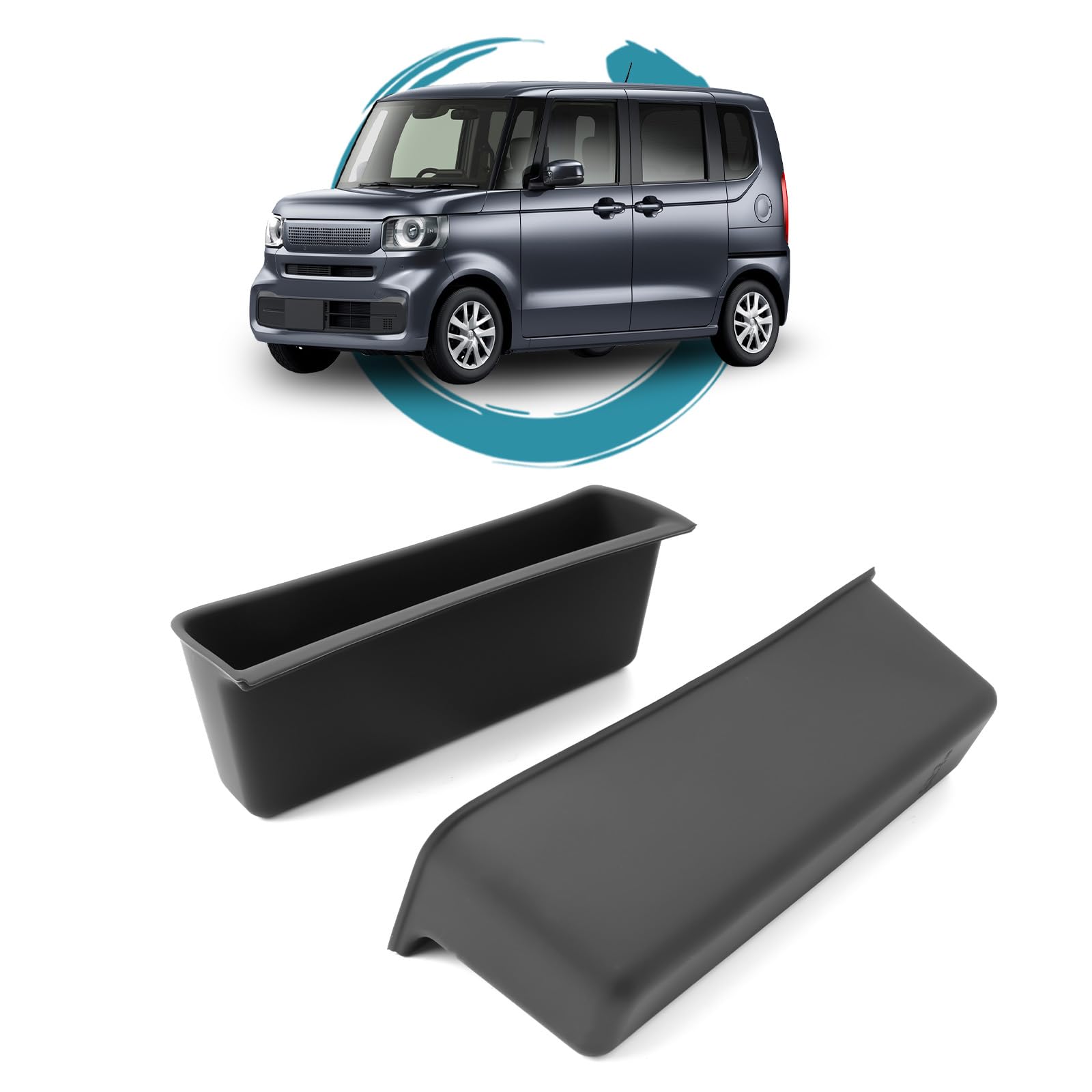【送料無料】ruiya 専用 小物入れ コンソールボックス コンソール トレイ ボックス カスタムパーツ ガタガタ音なし 内装パーツ 収納 ボックス ABS素材 サイズ：N-BOX / N-BOXカスタム jf5 jf6 ドアハンドルポケット