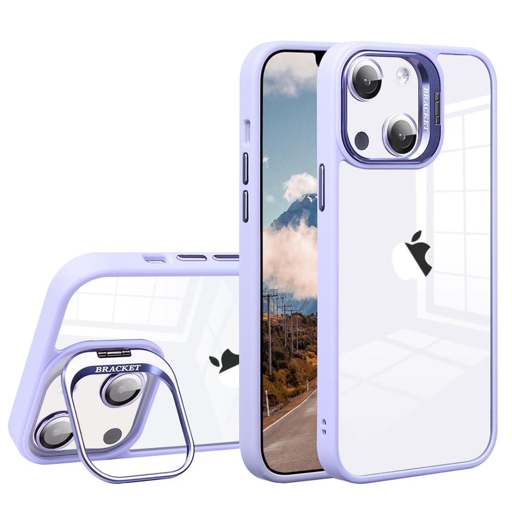 【送料無料】JOOBOY iPhone対応 ケース レンズスタンド付き クリア PC背面+TPUバン...