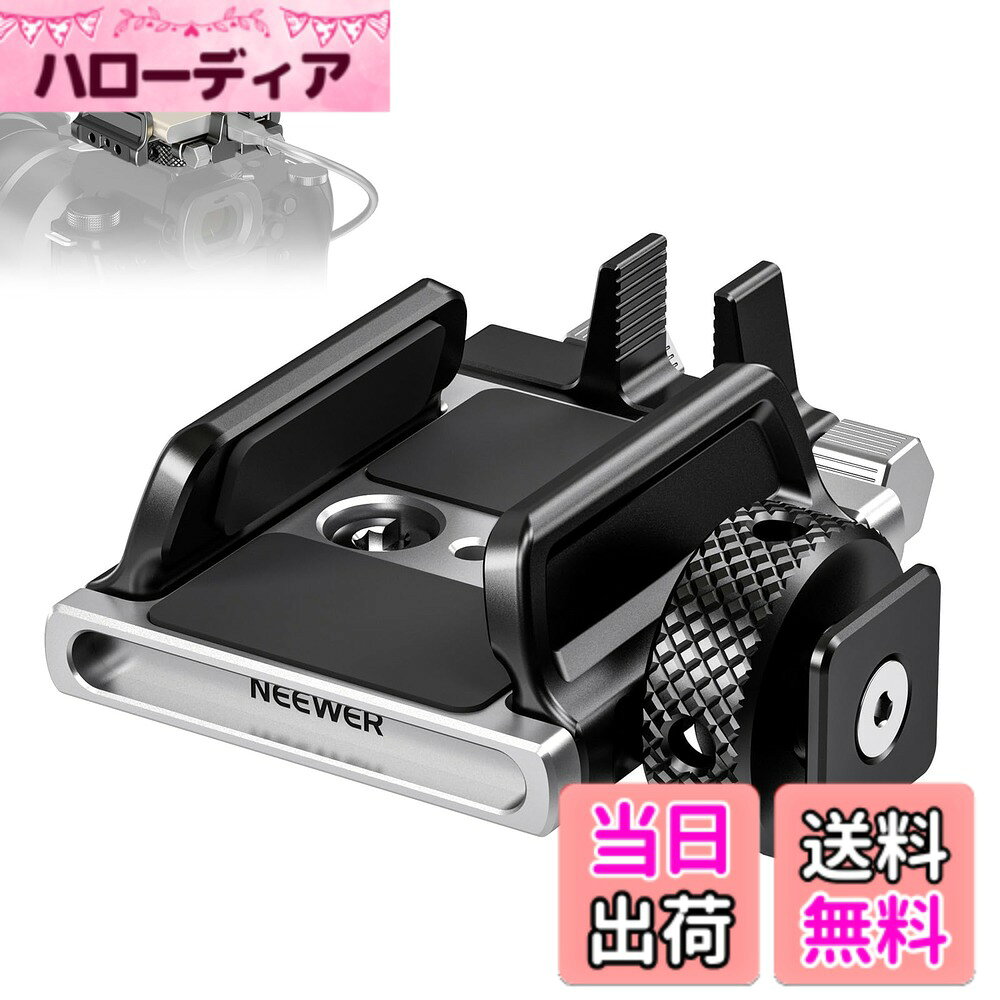 NEEWER BASICS Mac miniスタンド SSDホルダー付き アルミ合金 PCスロット直立スタンド アップライトラックドック 卓上マウント コンピューターアクセサリー コンパチブル M4/M4 Proチップ付きApple Mac mini DS025 色：Schwarz。