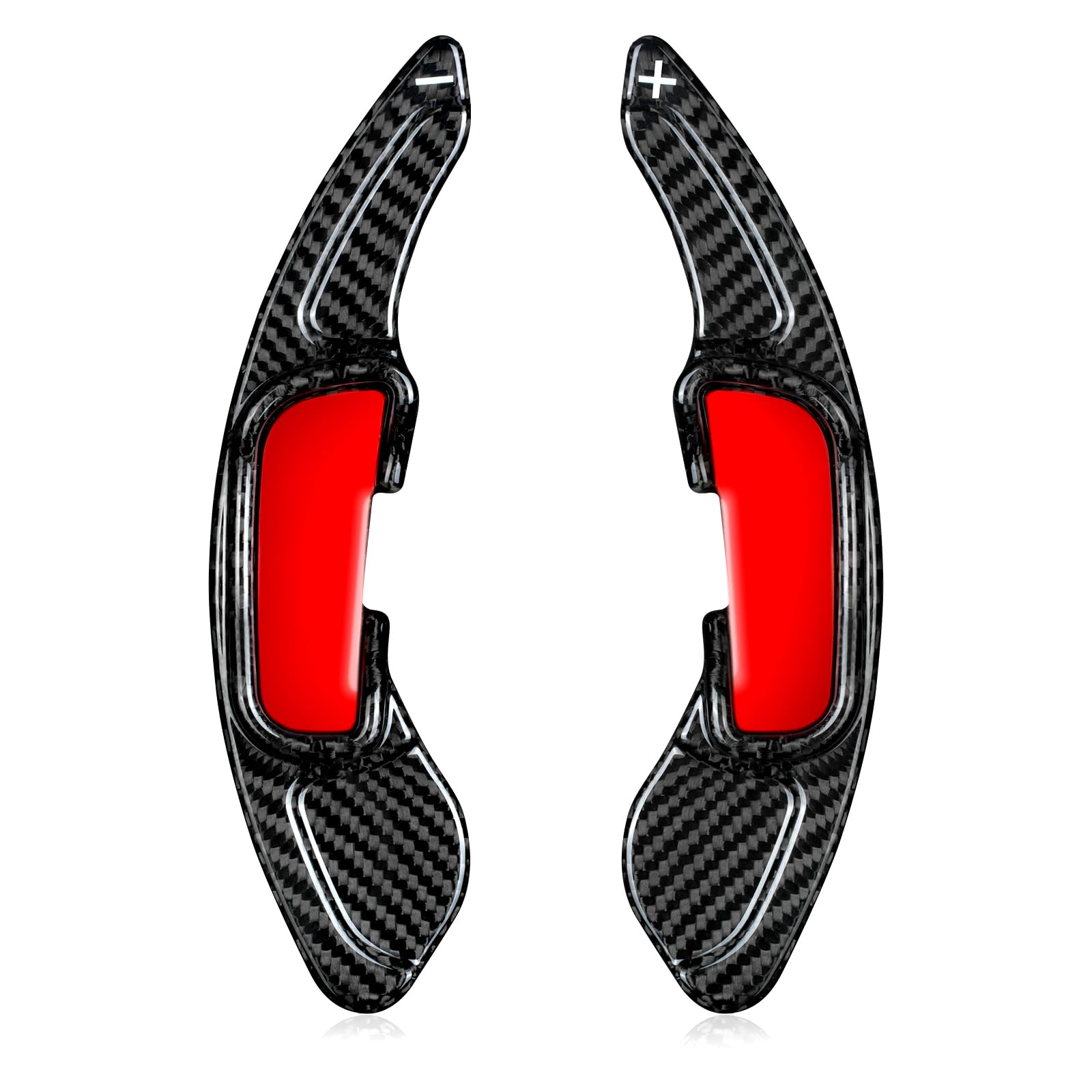 【送料無料】[T-carbon] パドルシフトカバーに適用する マツダ アクセラ用 シフト パドル エクステンション リアルカーボン製 CX-4 CX-5 MX-5 アクセラ アテンザなどに適用アクセサリー 色：ブラック