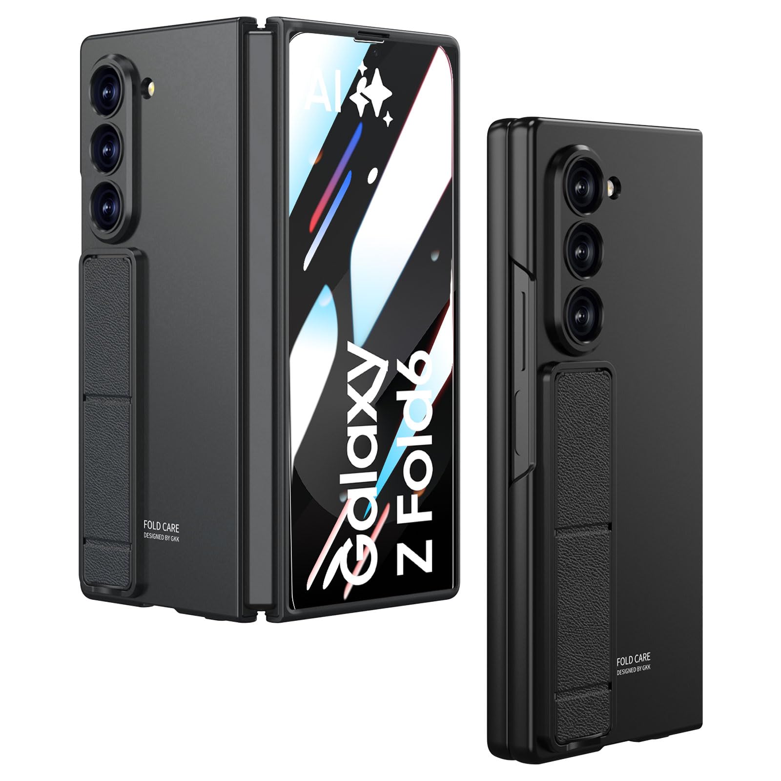 【送料無料】For Phone ケース 薄型 軽量 色：ブラック、サイズ：Galaxy Z Fold6 ...