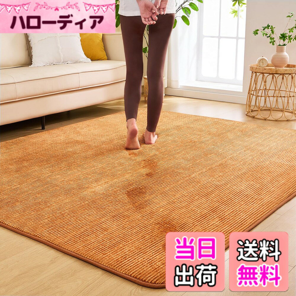 商品情報商品の説明主な仕様 【低反発・分散体圧】低反発ラグは優れたクッション性を持ち、踏み心地が非常に柔らかく、まるで雲の上を歩いているような感覚をお楽しみいただけます。カーペットの魅力は、横になってリラックスする際の心地良さにあります【防ダニ防臭】この厚手カーペットは肌に直接触れるため、カーペットの品質には細心の注意を払っています。1.5 畳カーペットの生地は非常に通気性が良く、防臭・防ダニ加工が施されており、細菌の繁殖を防ぎます。そのため、アレルギーが心配な方も使いいただけます【はっ水加工】液体がこぼれた場合でも、このカーペットは水滴の形で表面に留まるため、素早く拭き取ることができます。このカーペットは優れた耐汚性を持ち、お手入れが簡単です（完全防水ではないため、こぼれた液体はすぐに拭き取ってください）【滑り止め加工】このカーペットは床を保護するだけでなく、裏面に快適な滑り止め加工が施されています。床の上に置いても滑らないため、小さなお子様やお年寄りがいるご家庭でも使いいただけます。さらに、愛犬がカーペットの上で遊んでも、カーペットはしっかりとその場に留まります。快適でな住まいを作るための最適な選択です【丸洗いOK 】この低反発ラグは手洗いまたは洗濯機で洗えます（洗濯ネットの使用を推奨）。掃除機で簡単に清掃でき、フランネルの毛足の長さが適切で、汚れやホコリが絡みにくく、お手入れがとても簡単です