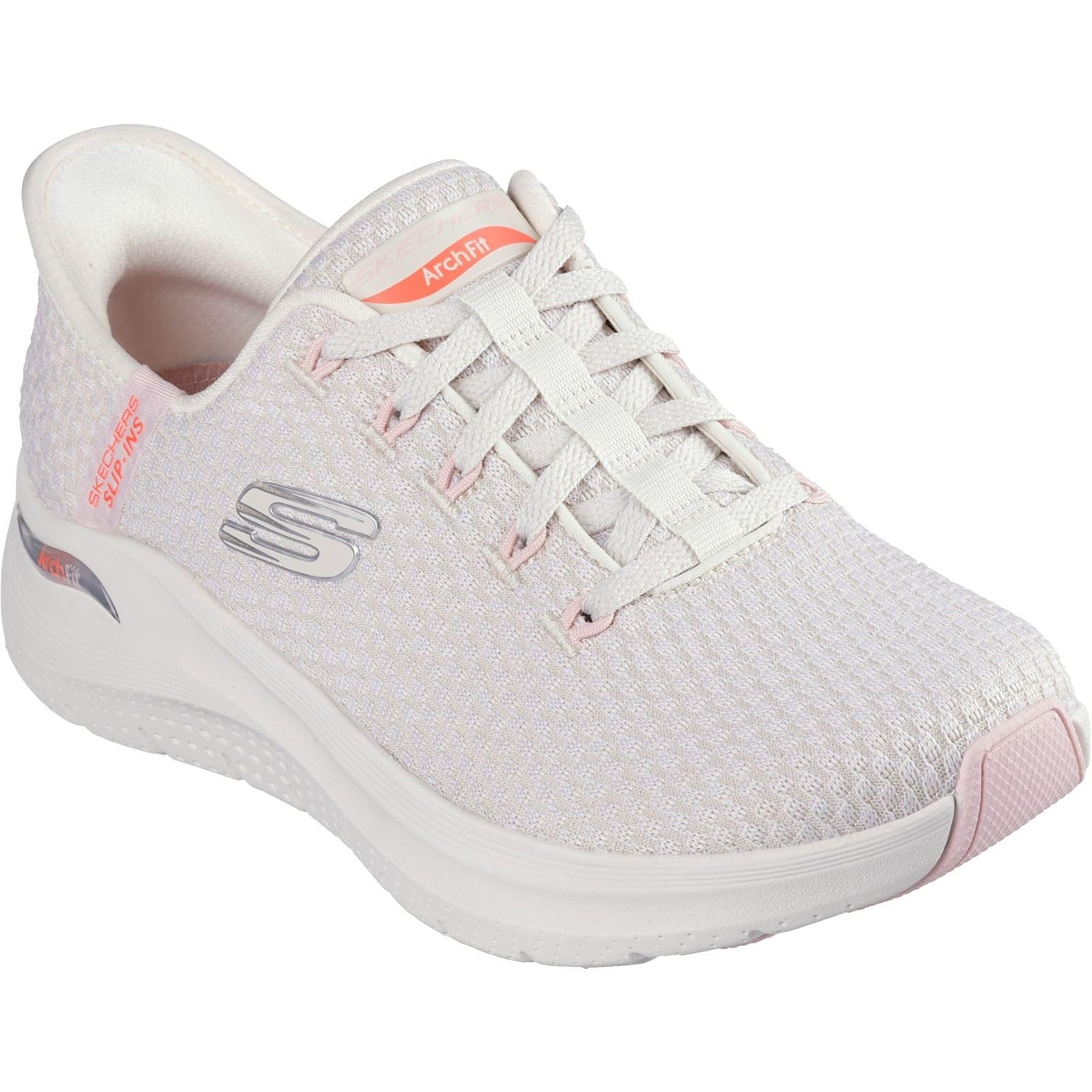 SKECHERS(スケッチャーズ) メンズ Skechers Hands Free Slip-ins Go Run Consistent 2.0 Empoweredスニーカーブーツ 色：ナチュラル/マルチカラー、サイズ：24.0 cm