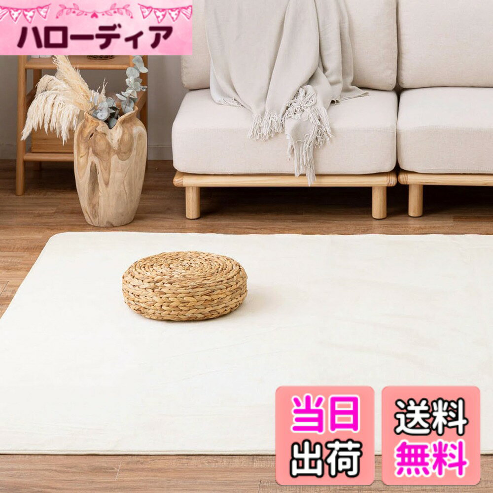 商品情報商品の説明主な仕様 【組成】 表面：ポリエステル100％　中材：ウレタンフォーム（3mm）　裏面：不織布（滑りにくい加工）【生産国】 中国【備考】 洗濯機で洗えます。（ドラム式不可） 床暖房対応・ホットカーペット対応。まるで泡立てたメレンゲみたい！思わず触れたくなるようなふんわりなめらかタッチラグ。毛足短めでゴミが入り込みにくく日々のお手入れが簡単に。また、汚れても洗濯できるから安心です。折り畳んでコンパクトに。軽量設計で女性でも簡単に持てるのでお掃除や移動もラクラク♪裏面は、不織布の上にドットの滑り止め加工を施しています。滑りにくいという安心さに加え、掃除機をかける際もマットがズレにくいので、お手入れがしやすいです。ホットカーペット対応なので、普段はラグとして、冬はホットカーペットカバーとして、季節を問わずお使いいただけます。