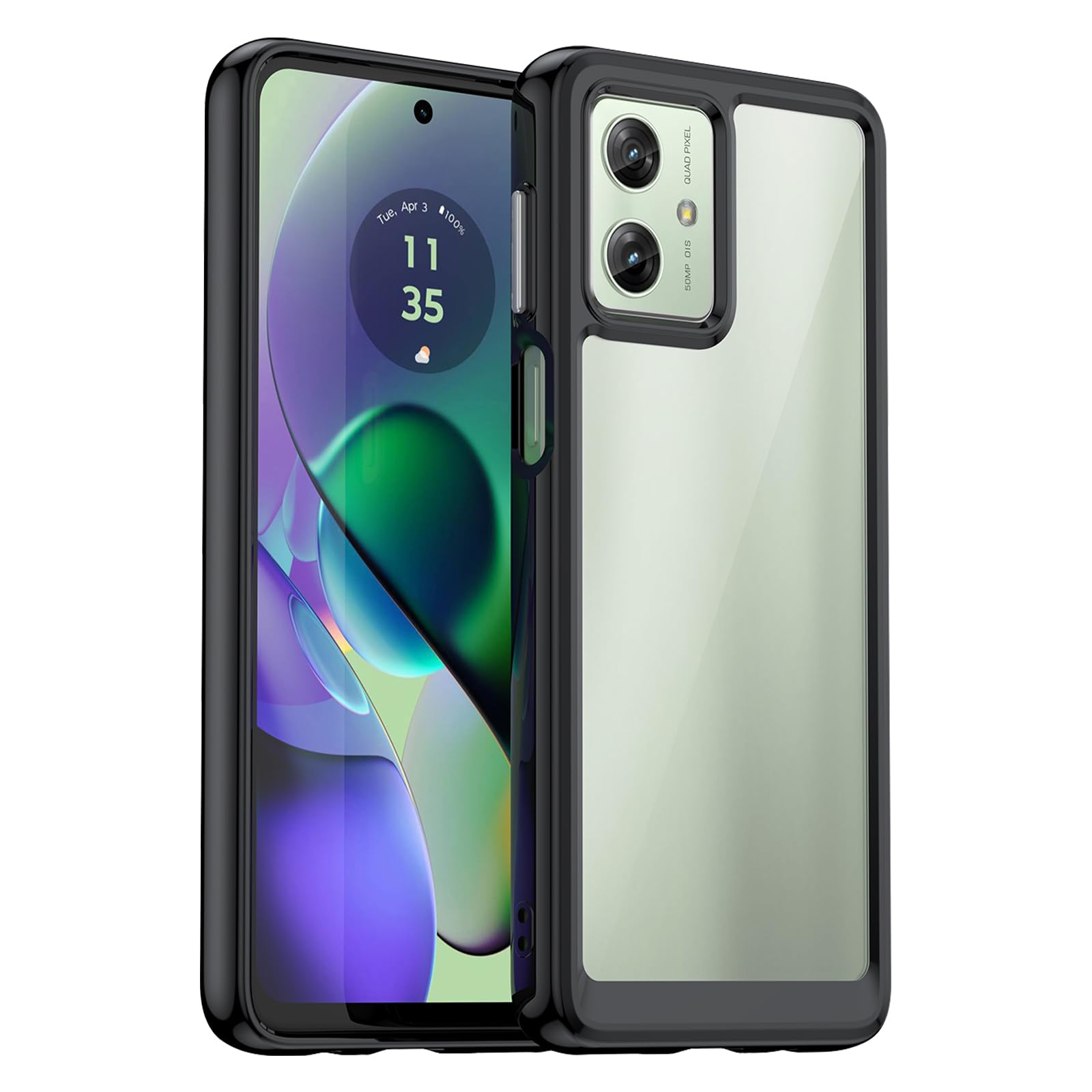 【送料無料】KeeFos ケース 保護ケース TPU+PC 透明 黄ばみ防止 スマホケース 耐衝...