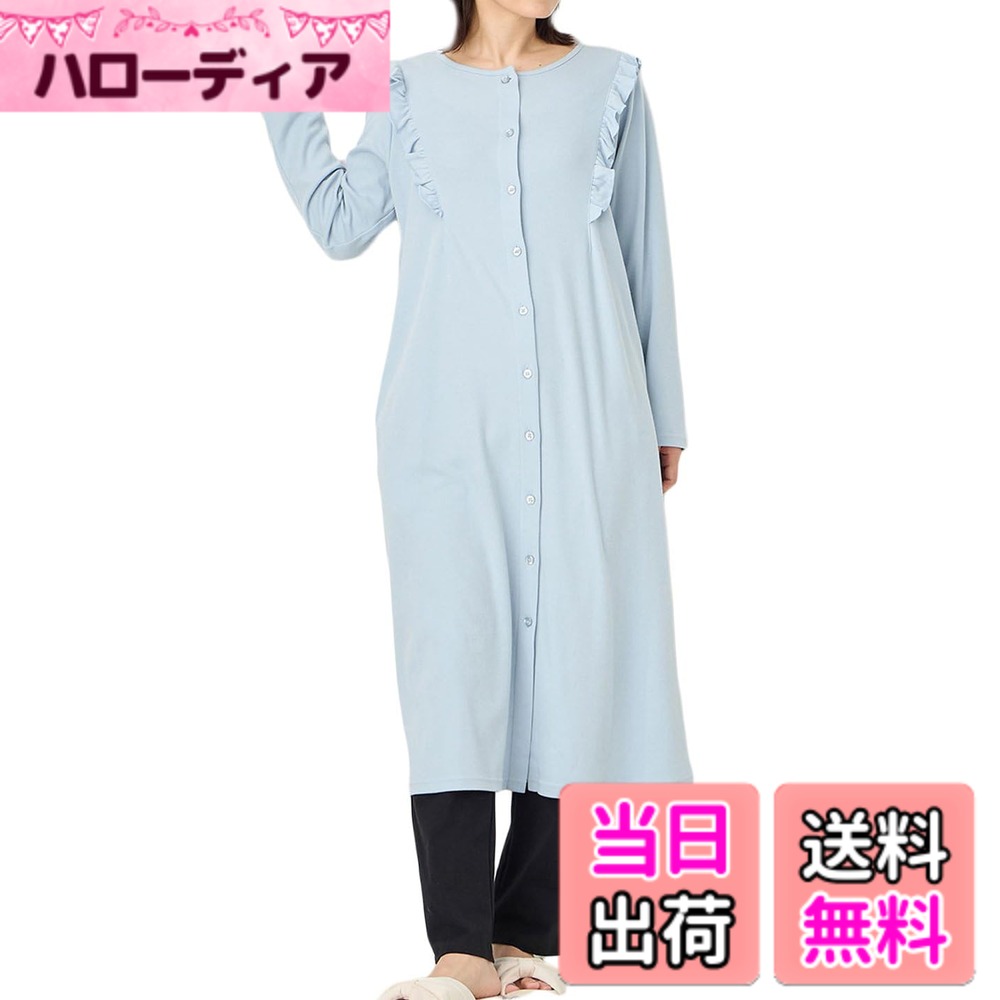 商品情報商品の説明説明 フェミニン派のママにおすすめ。上品フリルがかわいいデザイン 肩口から流れるような控えめフリルが、さりげなく甘さを演出するフェミニンデザインのパジャマです。マタニティ期もゆったり着られるらくちんシルエットなのに、きれいめに着こなせるのが高ポイント。パンツなしでも着られる長め丈＆前開きデザインで、産院着にもぴったりです。セットのレギンスは綿混率が高いから敏感肌のママにもおすすめ。 ・綿混なめらかタッチのスムース素材はロングシーズン着まわせる程よい厚み ・レギンスは伸縮性の高いベア天竺素材を採用。お腹に優しくフィットし、産後も使えます ・むくみやすい妊婦さんのために細すぎないストレートシルエットのレギンスで、足をすっきり見せます ・スマホや小物が入る大きめポケットつき ・日本国内品質検査で最も厳しいホルムアルデヒト試験基準をクリアした商品で赤ちゃんにも安心 ＊＊＊＊＊＊＊＊＊＊＊＊＊＊＊＊＊＊＊ 透け感：なし(オフのみ・ややあり) 裏地：なし 伸縮性：あり 光沢感：なし 生地の厚さ：普通 ＊＊＊＊＊＊＊＊＊＊＊＊＊＊＊＊＊＊＊ ■商品コード/10583 ※モデル着用画像はイメージとなります。 商品の正しい色は商品画像をご確認ください。主な仕様 【フェミニン派のママにおすすめ。上品フリルがかわいいデザイン】肩口から流れるような控えめフリルが、さりげなく甘さを演出するフェミニンデザインのパジャマです。マタニティ期もゆったり着られるらくちんシルエットなのに、きれいめに着こなせるのが高ポイント。パンツなしでも着られる長め丈＆前開きデザインで、産院着にもぴったりです。セットのレギンスは綿混率が高いから敏感肌のママにもおすすめ。【産前-産後まで使える綿混やわらかスムースラッフルワンピース＆レギンスパジャマ】・綿混なめらかタッチのスムース素材はロングシーズン着まわせる程よい厚み・レギンスは伸縮性の高いベア天竺素材を採用。お腹に優しくフィットし、産後も使えます・むくみやすい妊婦さんのために細すぎないストレートシルエットのレギンスで、足をすっきり見せます・スマホや小物が入る大きめポケットつき・日本国内品質検査で最も厳しいホルムアルデヒト試験基準をクリアした商品で赤ちゃんにも安心サイズ名:LL、パジャマ上/着丈:114、袖丈:58.5、肩幅:38、身幅:58、パジャマ下/腹囲:79-126、総丈:105、股下:72、ヒップ:109、わたり:30.5、裾幅:19br産前-産後対応、セット商品、ストレッチ素材、産院推奨前開きネグリジェタイプのナイティ、ポケット付、授乳しやすい仕様　お洗濯=洗濯機OK(洗濯ネット使用)　※素材の特性上、汗や雨などでぬれると色移りすることがありますのでご注意ください企画デザイン：日本／生産国：中国