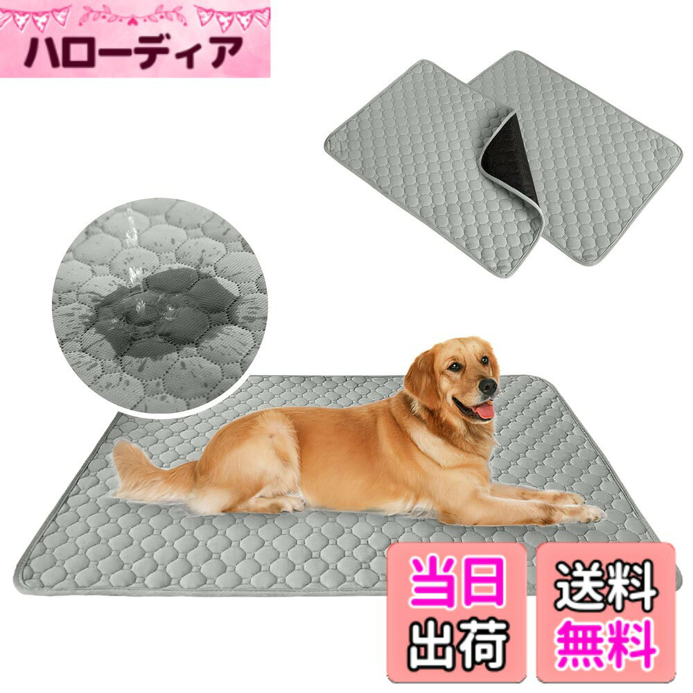 商品情報 商品の説明 【漏れ防止＆超吸収＆滑り止め】Dnzzs 洗えるペットシーツは吸水・速乾性がある高品質素材を厳選により、四重構造に設計されています。通気性のあるメッシュ面は急速に疎水でき、高品質の吸水綿とTPU防水綿は1800ml/平米の超吸収率を持って、素早くおしっこなどの水分を閉じ込めことができ浸透しにくい。吸水・速乾性・漏れ防止を実現するとともに、細菌の成長を防げ、快適性を実現しています。そして、滑り止め底は、やんちゃな犬が暴れてペットシーツ ワイドの位置を移動するのを防げます。 主な仕様 【漏れ防止＆超吸収＆滑り止め】Dnzzs 洗えるペットシーツは吸水・速乾性がある高品質素材を厳選により、四重構造に設計されています。通気性のあるメッシュ面は素早く水分をしっかりと吸い取ってくれ、おしっこの浸や藩れを防止。おしつこがまらず逆戻りを防き、足が汚れない。ベットの租相・イライラが減る。吸水・速乾性・漏れ防止を実現するとともに、細菌の成長を防げ、快適性を実現しています。そして、滑り止め底は、やんちゃな犬が暴れてペットシーツ ワイドの位置を移動するのを防げます。【丸洗い可能&amp;繰り返し使える】Dnzzs 洗えるペットシーツは柔らかく耐用性がよく、お手入れも簡単で、洗濯機に入れて洗えます。何度でも洗って使える経済性。一回使い捨てのおしっこシートよりもっと経済的で環境にやさしく。【安心の四重構造】Dnzzs 洗えるペットシーツはしなやかで柔らかい肌触りと吸水速乾性、クーリング性を兼ね備える高品質の素材を厳選し、四重構造（メッシュ布+吸水布+PU防水素材+滑り止め、漏がれ防止レジン）設計されて、吸水・速乾性を実現するとともに、細菌の成長を防ぎ、通気性がよく、快適性を実現しています。【幅広い用途】Dnzzs 洗えるペットシーツはフローリングだけではなく、ソファー、ケンネル、キャリーバッグ、サークルやケージにも使え、車内の敷物としても素晴らしいです。食事や水飲みスペースの汚れ＆濡れ防止に！交換できない留守番時のトイレシーツとして！様々な場面で活用できる犬 トイレシート スーパーワイドです。お出かけ時に使うのも便利です。【2枚セット&amp;品質】 Dnzzs 洗えるペットシーツは2枚入り、洗い替えに便利です。【安心購入について】Dnzzsは1年間の品質を提供します。期間内に、正しく使用しても壊れた場合は、新品に交換いたします。また、製品に関するご不明な点がございましたら、いつでも当社までお問い合わせください。お客様から頂いたお問い合わせには、24時間以内に返信いたします（土日祝日を除く）。 # 【送料無料】【2枚セット】Dnzzs ペットシーツ 洗える 超吸収 犬 防水マット 四重構造 漏れ防止 おしっこマット 滑り止め加工 速乾 抗菌消臭 介護 猫 丸洗い可能 繰り返し使える 色：ライトグレー、サイズ：70*100CM2枚セット ペットを飼うことで感じる悩み、特にトイレの清掃や臭いには多くの方が共感することでしょう。特に高齢のペットや子犬がいる家庭では、頻繁なトイレ処理が必要です。そこで、私たちの「Dnzzs 洗えるペットシーツ」が解決策として登場します。この商品は、漏れ防止や超吸収、速乾性を兼ね備えた高品質な素材から作られています。さらに、丸洗い可能で繰り返し使用できるため、経済的にも環境に優しい選択です。犬や猫のトイレ問題をスムーズに解消し、あなたの日々の負担を軽減します。快適で衛生的な環境を手に入れませんか？ぜひ詳細をご覧ください。 ## 商品の特長と機能 Dnzzs 洗えるペットシーツは、特にペットのトイレ問題に悩む方に向けて設計されています。この商品は四重構造を採用しており、通気性のあるメッシュ面が水分を急速に吸収し、高い吸収力を誇ります。1800ml/平米という超吸収力は、ペットのおしっこを瞬時に閉じ込め、床に浸透しないため、清掃が簡単です。また、速乾性があるため、湿った状態が長時間続くこともありません。これはペットの健康にとっても重要です。細菌の成長を防ぎ、抗菌機能も備わっているため、常に清潔な状態を保ちやすくなります。 さらに、滑り止め加工が施されているため、元気いっぱいのペットが動き回ってもシーツの位置が変わりにくく、安心して使用できます。他にも、車内やソファ、ケンネルなどの様々な場所で使用でき、多機能なアイテムとして重宝します。これにより、ペットをお持ちの皆さまにとって日常がより快適になります。 ## 丸洗いと経済性 このペットシーツの大きな特長の一つが、「丸洗いが可能」な点です。使用後は洗濯機に入れるだけで手間なくお手入れでき、何度でも繰り返し使うことができます。一般的なおしっこシートは一度使い切りで、ゴミが増えるだけでなくコストもかかります。しかし、Dnzzsを選ぶことで、環境負担を減らしながら、長期的に見ればコストも大幅に削減できます。 また、経済性だけでなく、耐久性にも優れています。高品質な素材を厳選しているため、何度洗っても劣化しにくく、長持ちします。ペットのためにも安心して使える商品であり、無駄な出費を防ぎながら安心してペットとの生活を楽しむことができるのです。フローリングやソファへの悪影響も最小限に抑えられるため、ぜひお試しください。 ## 幅広い用途と便利さ Dnzzs 洗えるペットシーツは、その用途の幅広さも魅力です。リビングやフローリングだけでなく、キャリーバッグやケージ、さらには車内の敷物としても使用できます。外出時に緊急のトイレが必要になった場合でも、すぐに使えるため安心です。また、食器周りの汚れや水こぼれ防止にも非常に役立ちます。 日常生活のさまざまな場面で活用できるだけでなく、交換が難しい留守番中のトイレシーツとしても最適です。高速移動できるペットのために座ったままでの交換ができる点も優れています。このように、多機能で便利なアイテムを手に入れることで、ペットとの生活がより充実したものになるでしょう。 ## 安心の品質と保証 Dnzzsの洗えるペットシーツは、2枚セットでお届けします。洗い替えができるため、いつでも清潔な状態を保つことが可能です。購入された方には、1年間の品質保証を提供しています。万が一、商品に不具合があった場合、正しく使用していれば新品に交換が可能です。お客様からのお問い合わせには、24時間以内に返信いたしますので、安心してご利用ください。 私たちは、お客様に最高の品質をお届けすることを目指しています。ペットに愛される商品であり、あなたの毎日を快適にするためのパートナーです。ぜひ、Dnzzs 洗えるペットシーツをお試しください。心地よい生活を提供します。 ## まとめ - Dnzzs ペットシーツは高吸収・速乾で漏れ防止の優れた一品。 - 丸洗い可能で衛生的、何度でも使えてコスト削減。 - 多用途でペットの生活をサポート、幅広い場面で活躍。 - 1年間の品質保証付きで安心して利用できる。