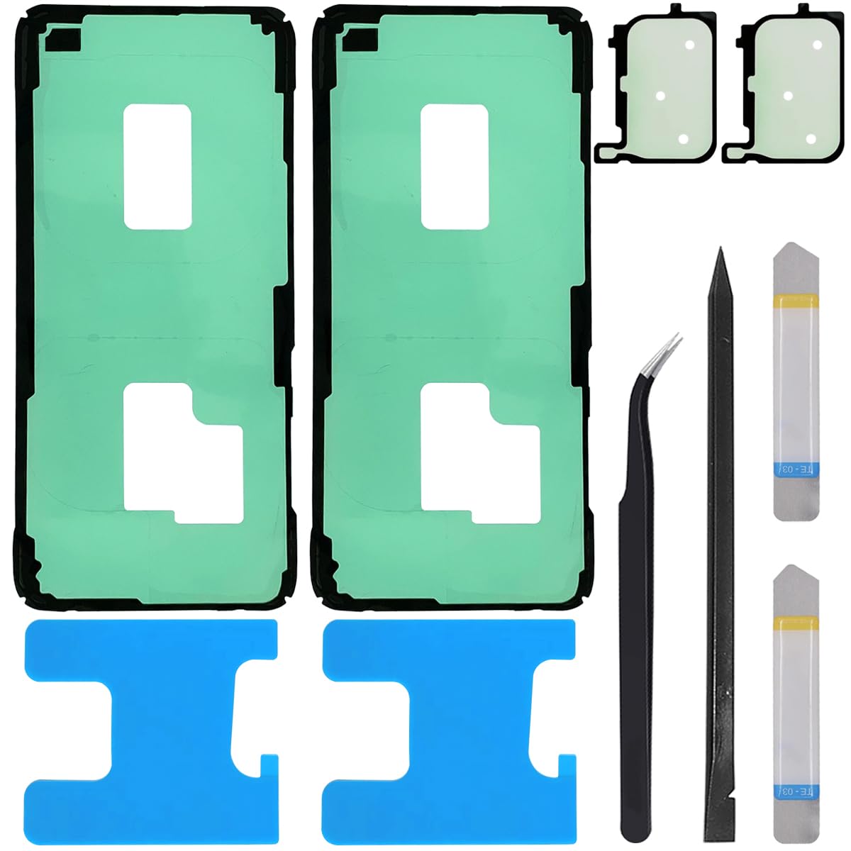 【送料無料】ZHUROUPU G986 for ギャラクシー S20 プラス のための裏表紙の付着力のステッカー 6.7 インチ 2020 年と互換性のあるの取り替え電池カバー防水接着剤が付いている電 色：for サムスンギャラクシーS20プラスの、サイズ：for サムスンギャラクシーS20プラスの