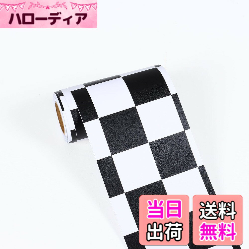 【送料無料】壁紙シール チェック模様 リメイクシート 色：小さ目のチェック柄、サイズ：幅10 cm x 長さ5 m