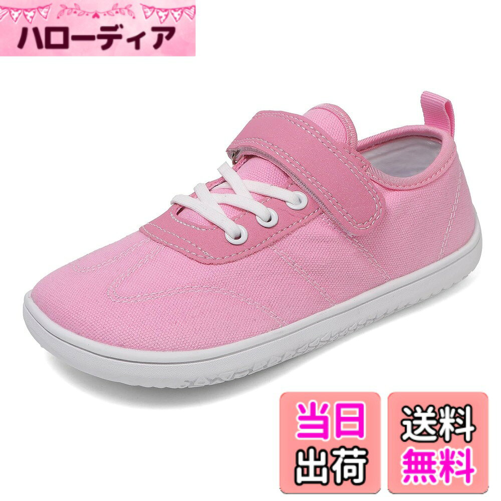 【送料無料】zcoli子供靴 マジックテープ 上履き 軽量 キッズ 幅広 通学履き ジュニアシューズ アウトドア シューズ 運動靴 スニーカー 通気 防滑 男の子 女の子 色：ピンク、サイズ：15.5 cm E