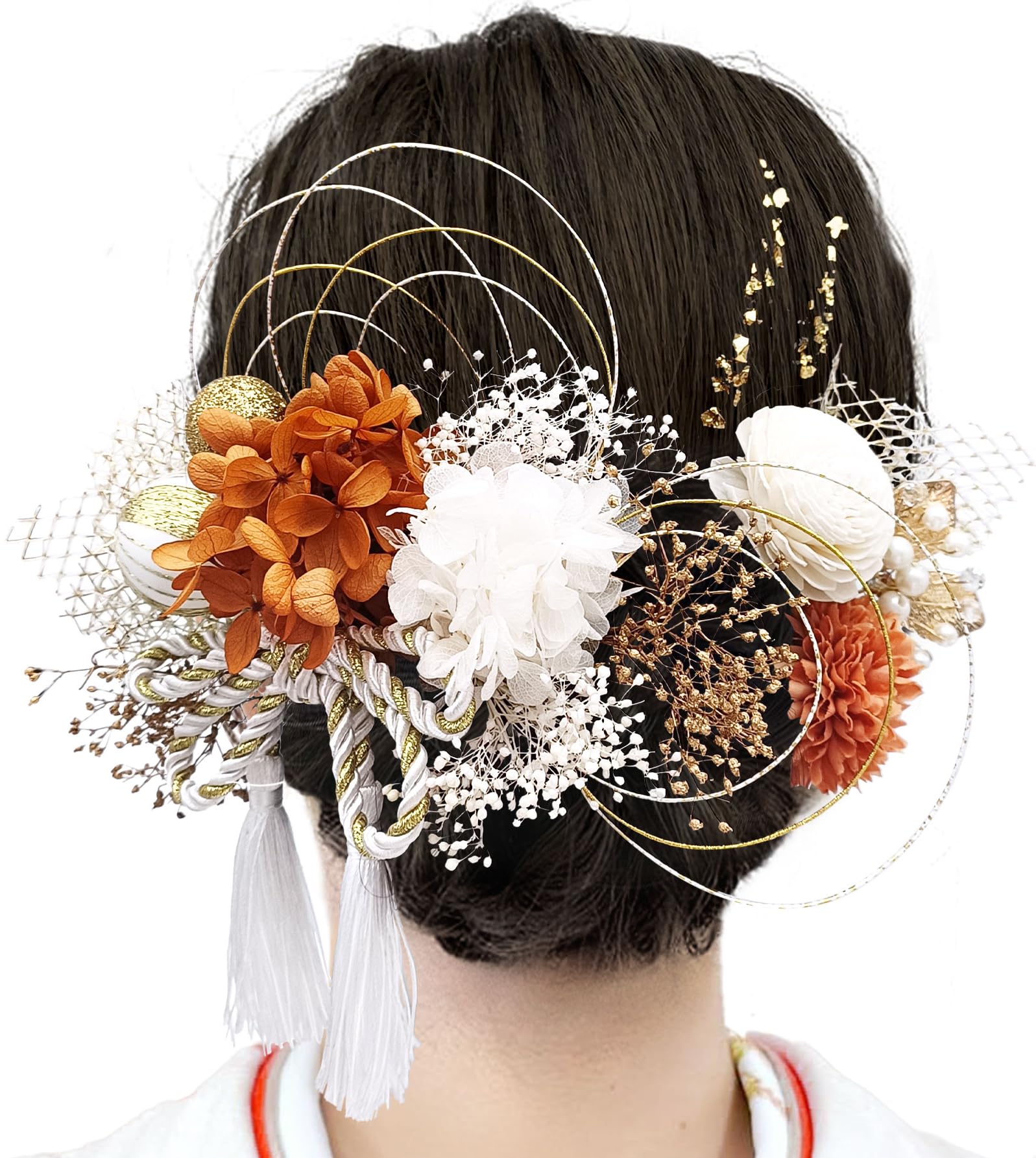【送料無料】[JZOON] 成人式 髪飾り【10色展開】 ヘアアクセサリー ピンポンマム ...