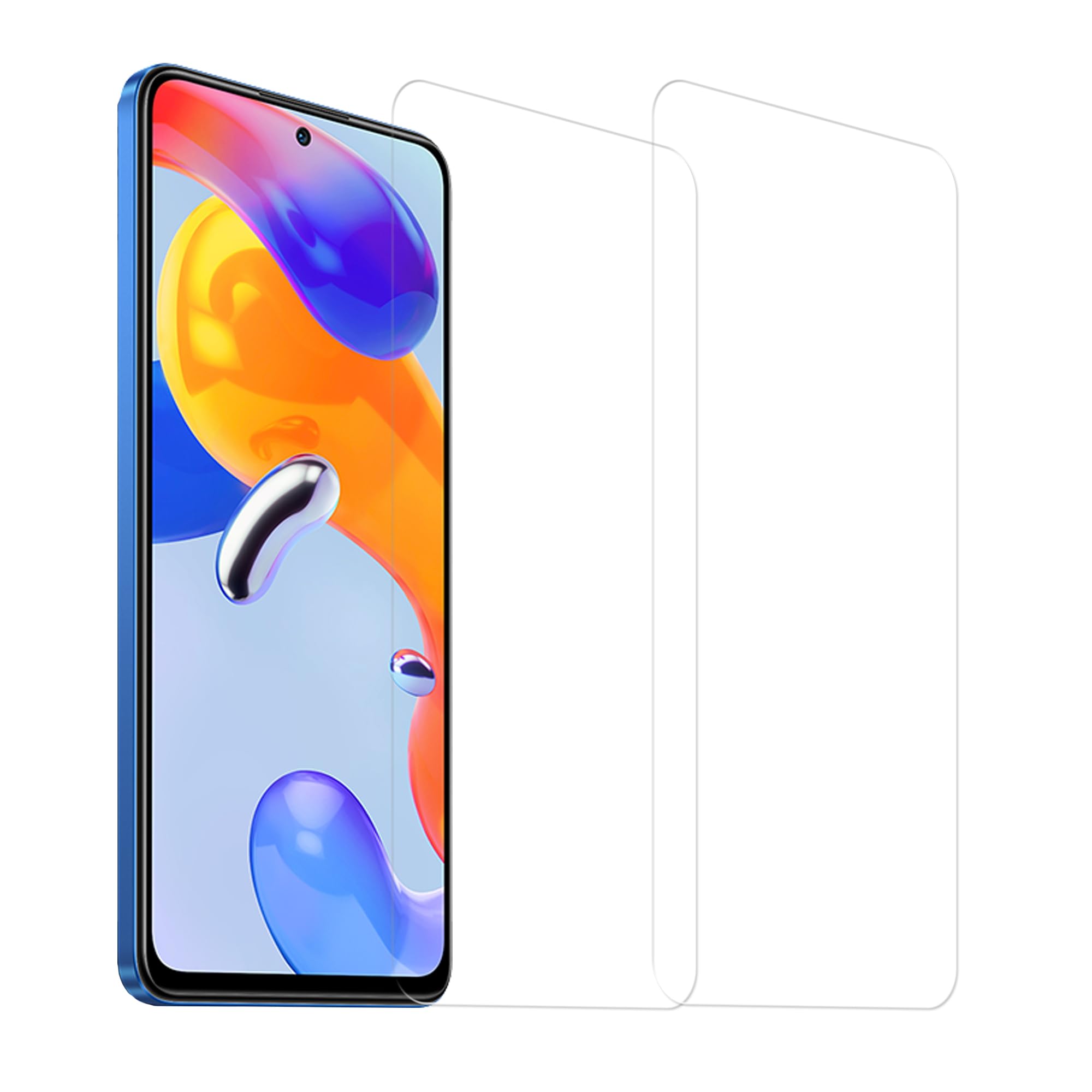 【送料無料】HUAKE 2枚セット 日本素材採用 専用 ガラスフィルム 色：透明、サイズ：redmi note 11 Xiaomi Redmi Note 11