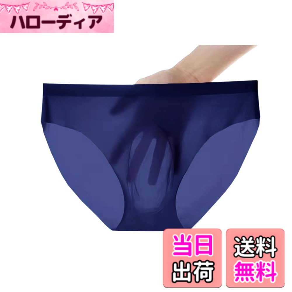 【送料無料】[Pastinde] メンズブリーフ パンツ 薄型 ブリーフ アイスシルク下着 3...