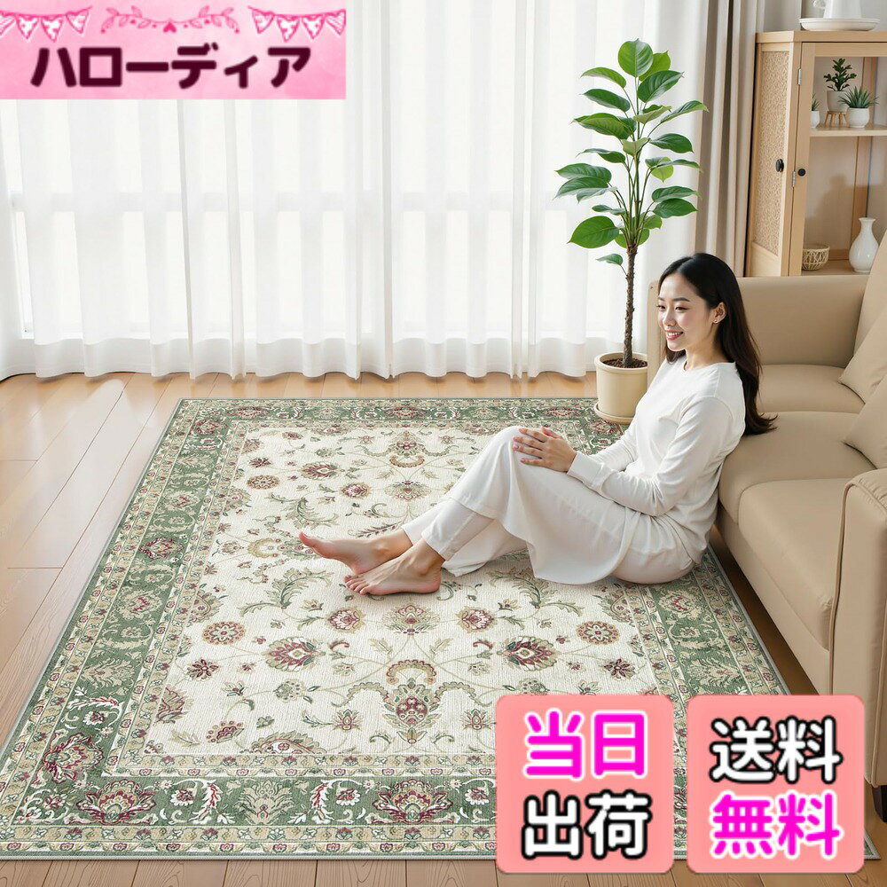 商品情報商品の説明主な仕様 【商品仕様】サイズ：200x3000cm 厚さ：約4-7mm 表面素材：100％ポリエステル、低反発カーペット 裏面素材：TPE（滑り止め加工）。梱包：折り畳み (ご注意：裏面に滑り止め加工を施しているた め、床暖房の上に直接敷くのはおすすめしません。)【ペルシャ風デザイン】先端の印刷技術より駆使され、平織り生地に繊細な画像がプリントされ、絨毯の上品さ を演出します。また、伝統的なペルシャ風柄を現代にアレンジし、シンプルなお部屋のアクセントとしてもおすす めします。端縁にはオーバーロックの加工を施し、遊び毛が出たり、形を崩れたりしにくく、優れた耐久性を実現 します。更に、角は細いパイピングで、軽やかな印象に仕上げています【滑り止め・持ち運び便利】TPE製の裏面には滑り止め加工を施し、ひっかかりやズレが生じにくく、家電の配線などに敷いても滑りません。年配の方、お子様やペットがいらっしゃるご家庭でも心置きなくご利用頂けます。また、吸水・防音仕様で、 足元を気にせずに動かすことができます。更に、薄くて軽い生地感で、女性でも余裕に折りたたみや持ち運び ができます（ご注意：他のマットの上に使用しても滑り止め効果も発揮します。）【お手入れ便利】毛足がないので、ゴミが絡みにくく、日常の清潔は粘着クリーナーをコロコロするや掃除機をか けるだけでキレイになります。また、汚れた場合は手洗いや洗濯ネットに入れて洗濯機で洗うことができます(ご 注意：風通しの良いところで陰干しし、アイロン、乾燥機の使用をお避け下さい。)【幅広く活躍】さらっと滑らかな肌触りとほどよい厚みで、春から冬にかけてオールシーズンにお使いできます。床を 保護だけでなく、インテリアとしてもぴったりです。ベッドサイド、リビングルーム、ベランダ、やダイニングのテーブルの 下など幅広く活躍します