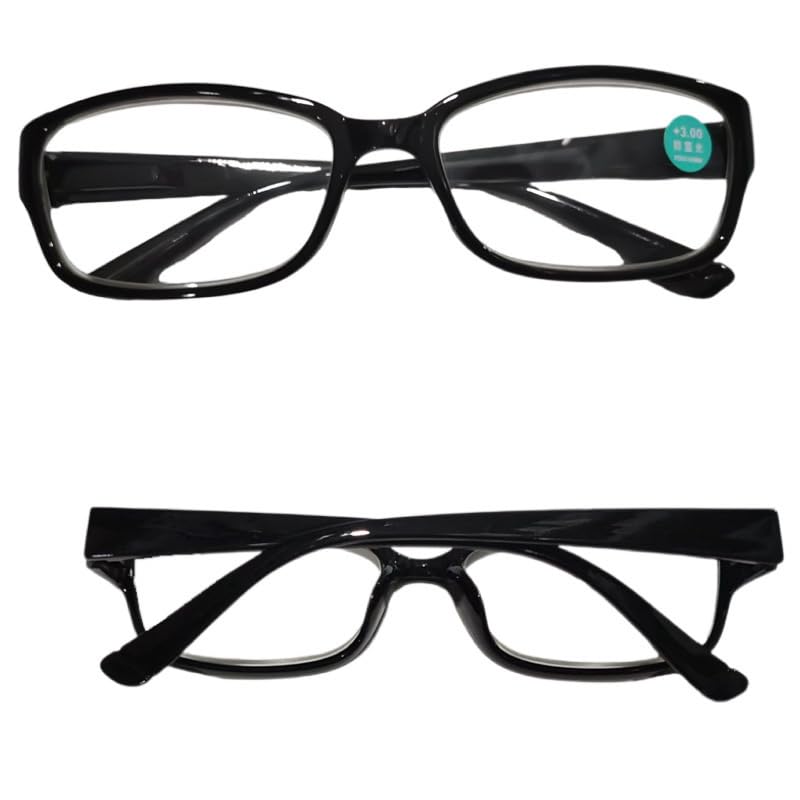 【送料無料】[bh life] 老眼鏡 メガネ 眼鏡 シニアグラス おしゃれ 老眼 レディース 女性 ブルーライトカット ピントグラス リーディンググラス 軽量 フレーム UVカット 度入り 色：フルブラック