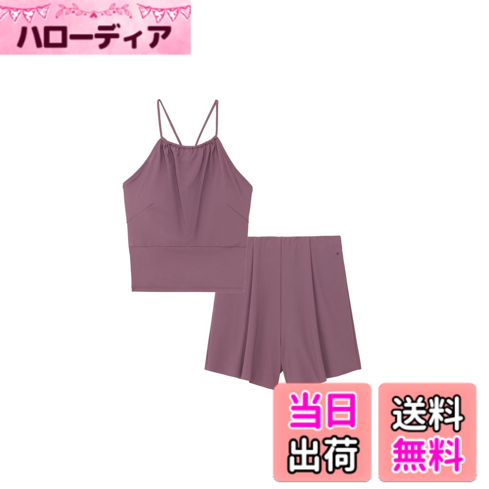 Speedo(スピード) レディース Cross Knot Separates クロスノットセパレーツ セパレート SFW22380 UVカット機能 ストレッチ レジャー ヨガ 色：アサイー、サイズ：M