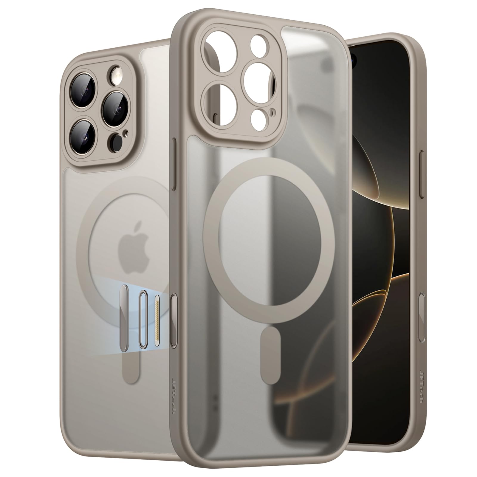 【送料無料】JETech iPhone 16 Pro / 16 Pro Max 用 マグネットケース カメラコン...