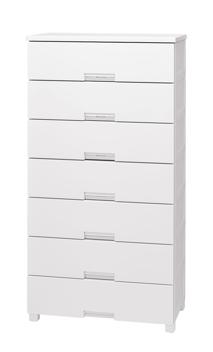 【送料無料】フィッツチェスト 6504 色：01_ホワイト、サイズ：奥行41cm x 幅75cm ...