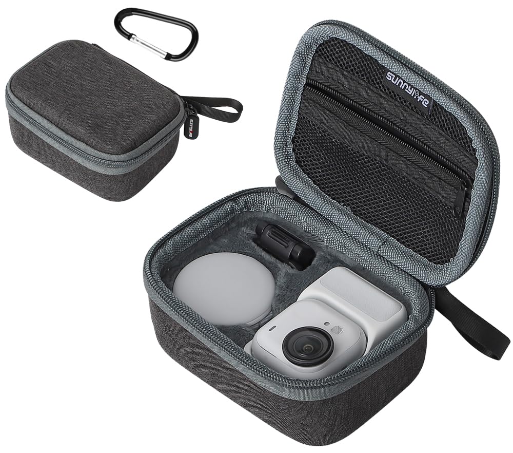 【送料無料】LINGHUANG ミニバッグ Insta360 ACE Pro 2、ACE Pro収納ケース カメラ用保護ケース セミーハードケース 保護フレームと互換性なし 色：Insta360 GO Ultra専用ケース、サイズ：135 * 99 * 70 mm