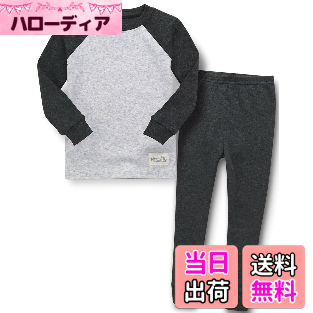  6ヶ月~12歳 ベビー キッズ 子供 パジャマ 綿100% コットン モダール 無地 ラグラン シンプル ボーダー ポケット 長袖 上下セット 女の子 男の子 ガールズ ボーイズ 部屋着 ルームウェア 色：B05-Raglan-Black、サイズ：110